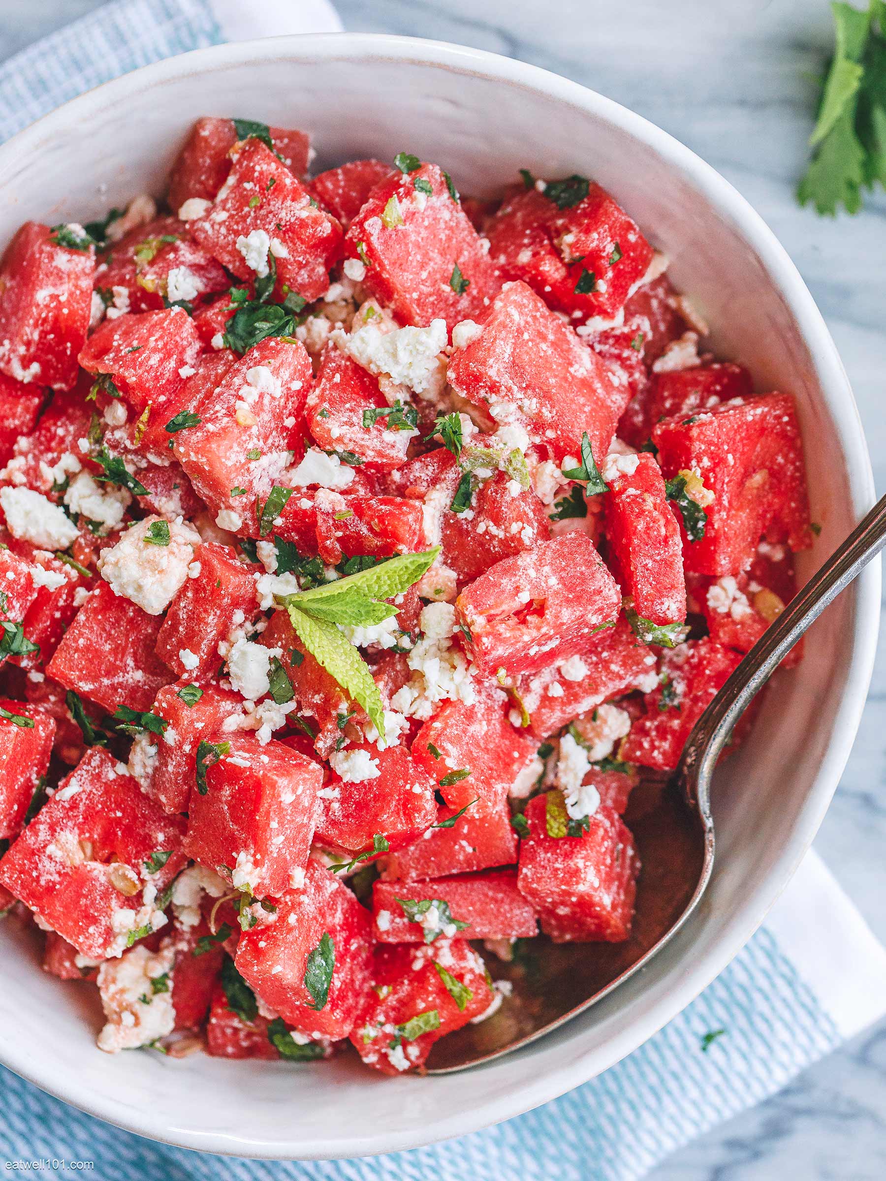 watermelon feta salad
