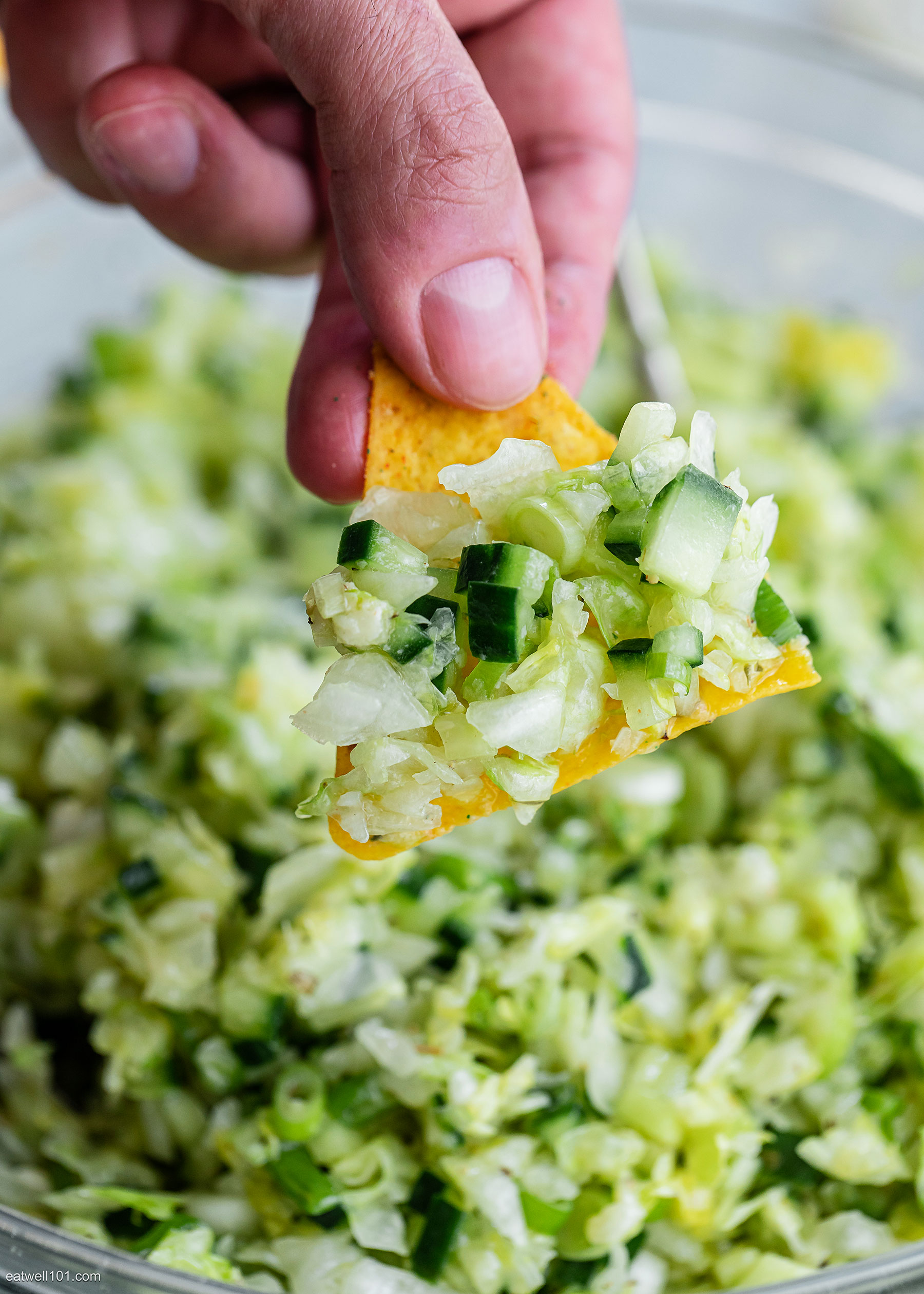 Chopped Green Dip Salad reicpe 1