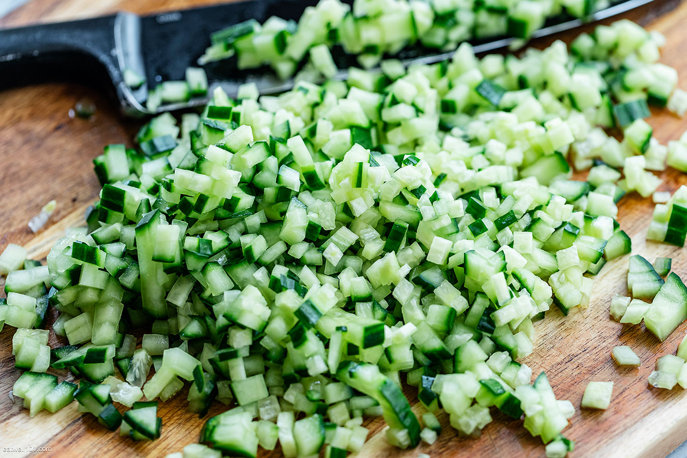 chopped salad ingredients