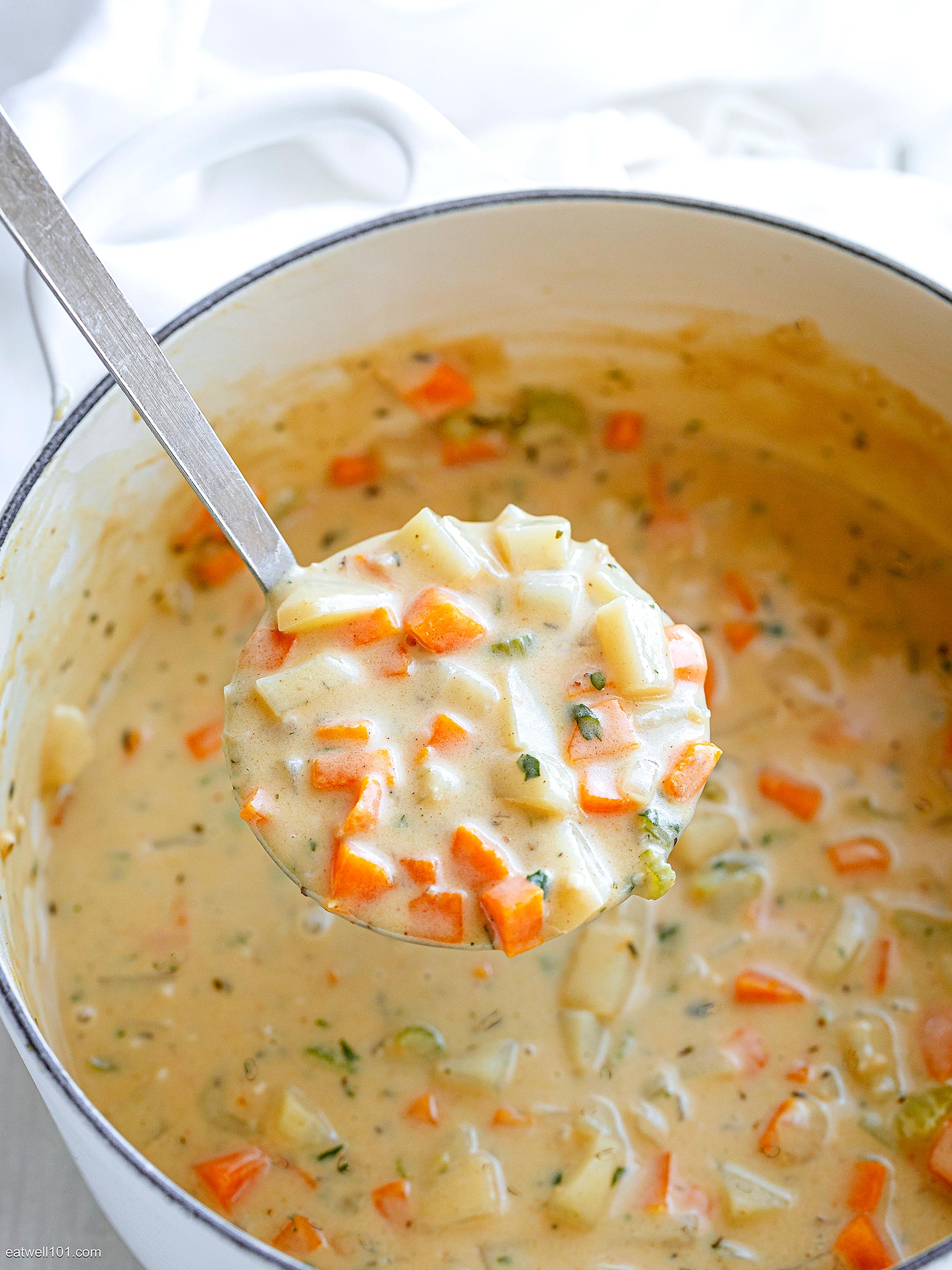 how to make potato soup creamy