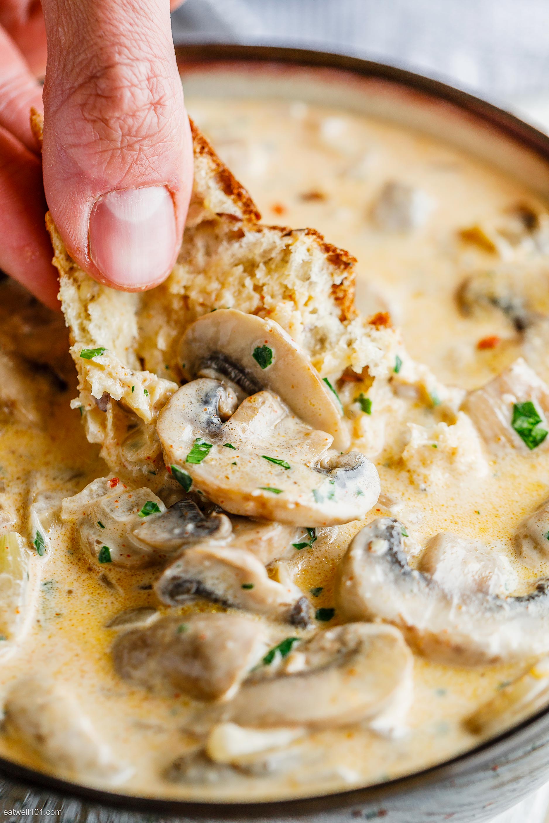 Creamy Mushroom Soup Recipe Cream Of Mushroom Soup Recipe Eatwell101 creamy-mushroom-soup-recipe-cream-of-mushroom-soup-recipe-eatwell101