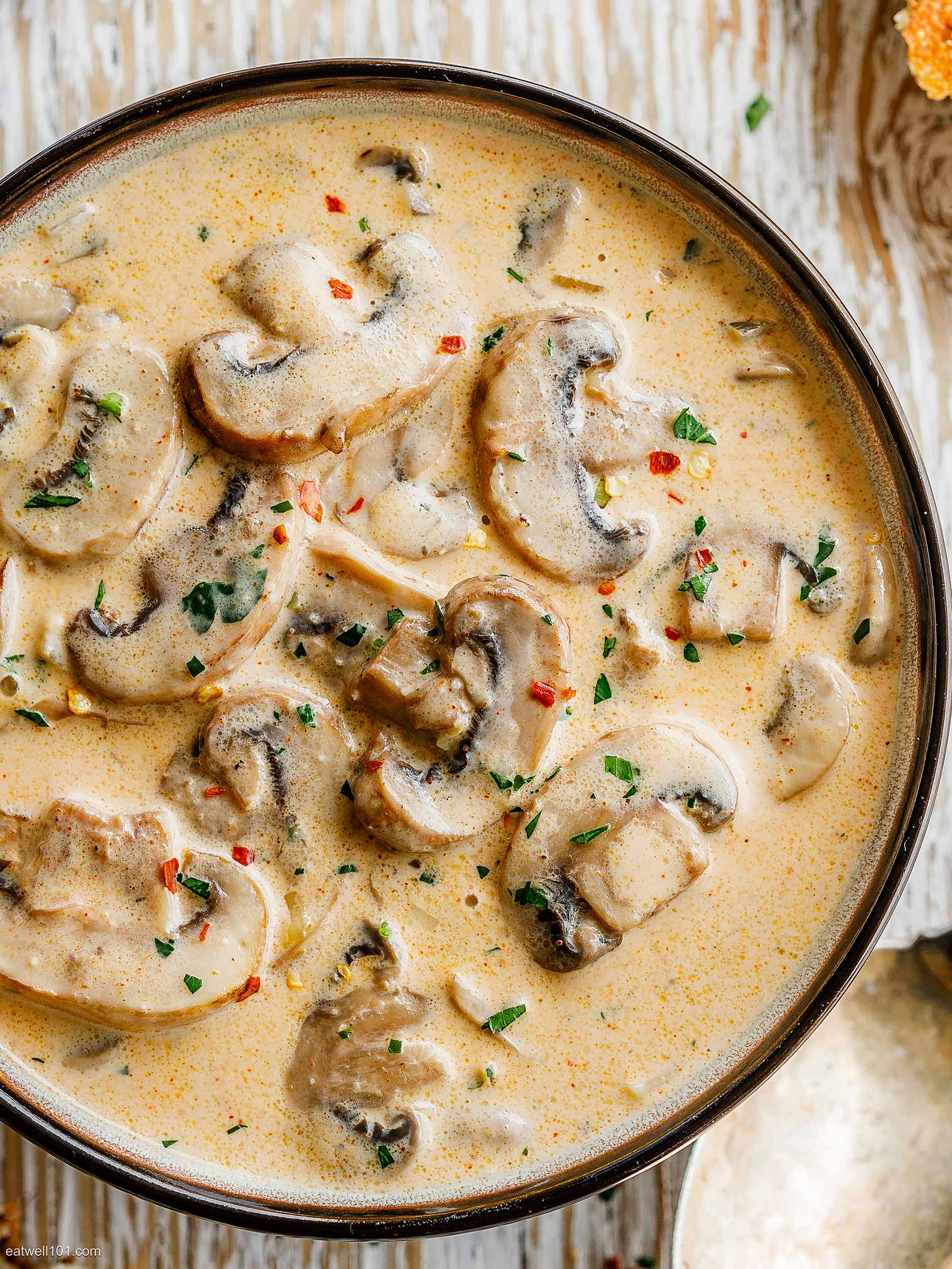 Creamy Mushroom Soup Recipe – Cream of Mushroom Soup Recipe — Eatwell101