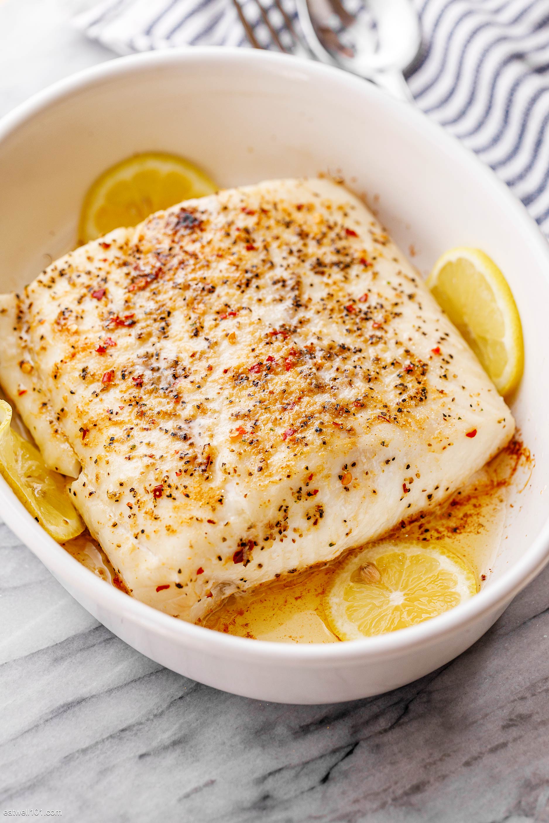 Halibut clearance in oven