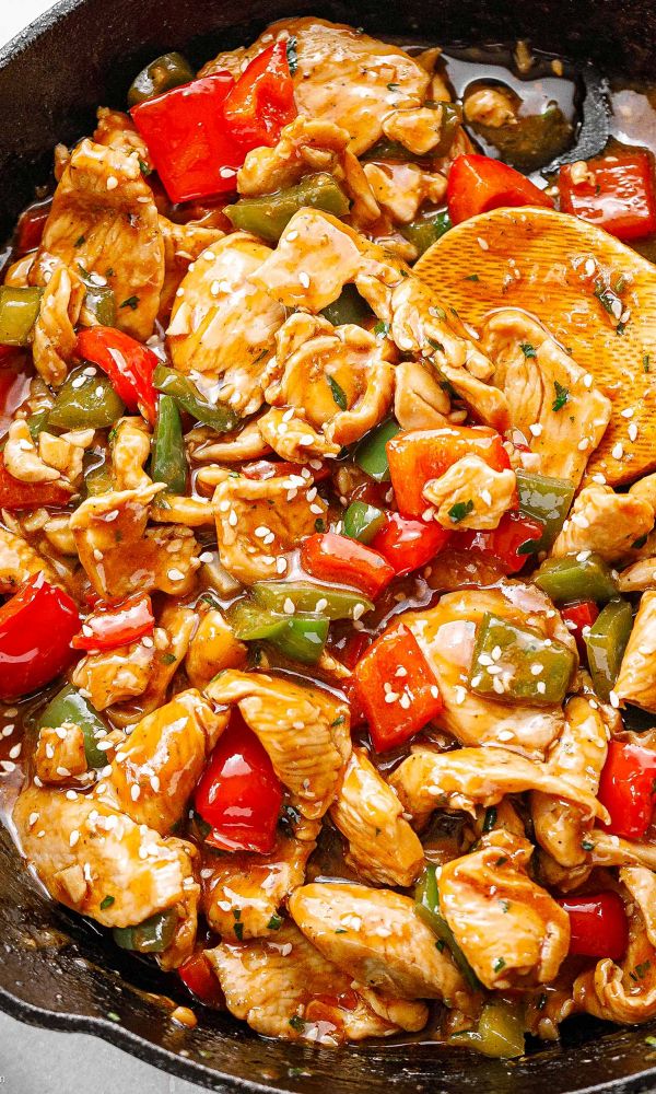 Pepper Chicken Stir Fry (15 Minutes)