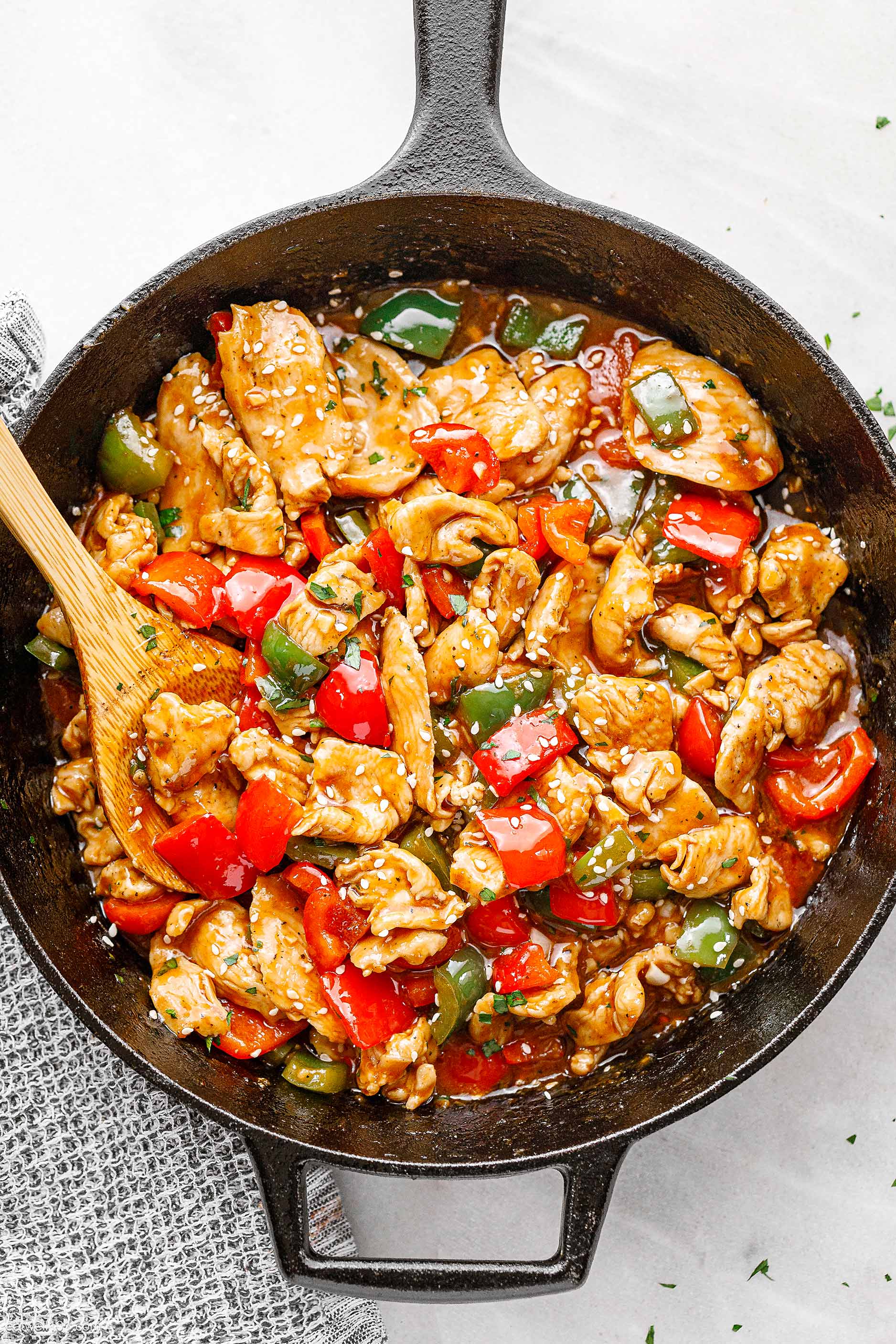Pepper Chicken Stir Fry Recipe – Chicken Stir Fry Recipe with Peppers