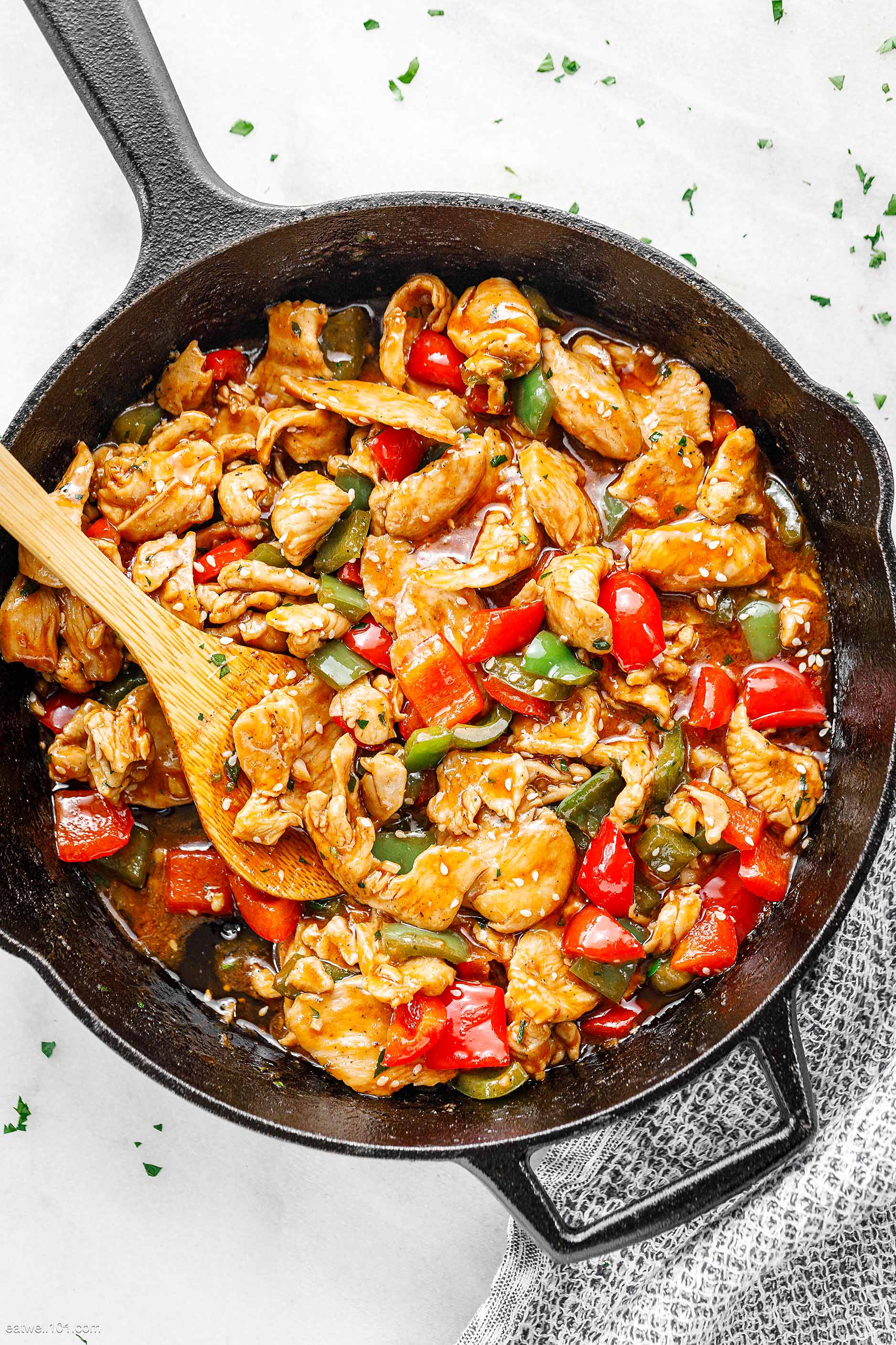 Pepper Chicken Stir Fry Recipe – Chicken Stir Fry Recipe with Peppers