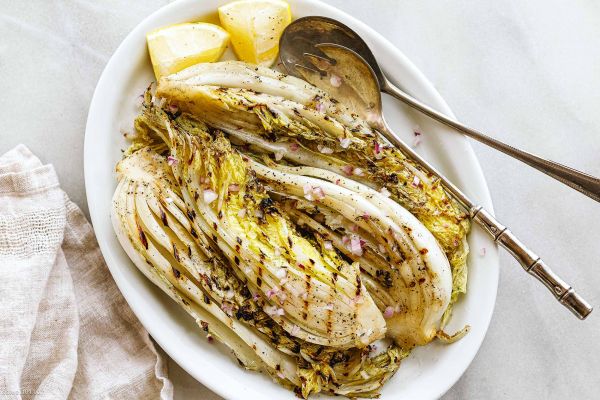 grilled napa cabbage recipe