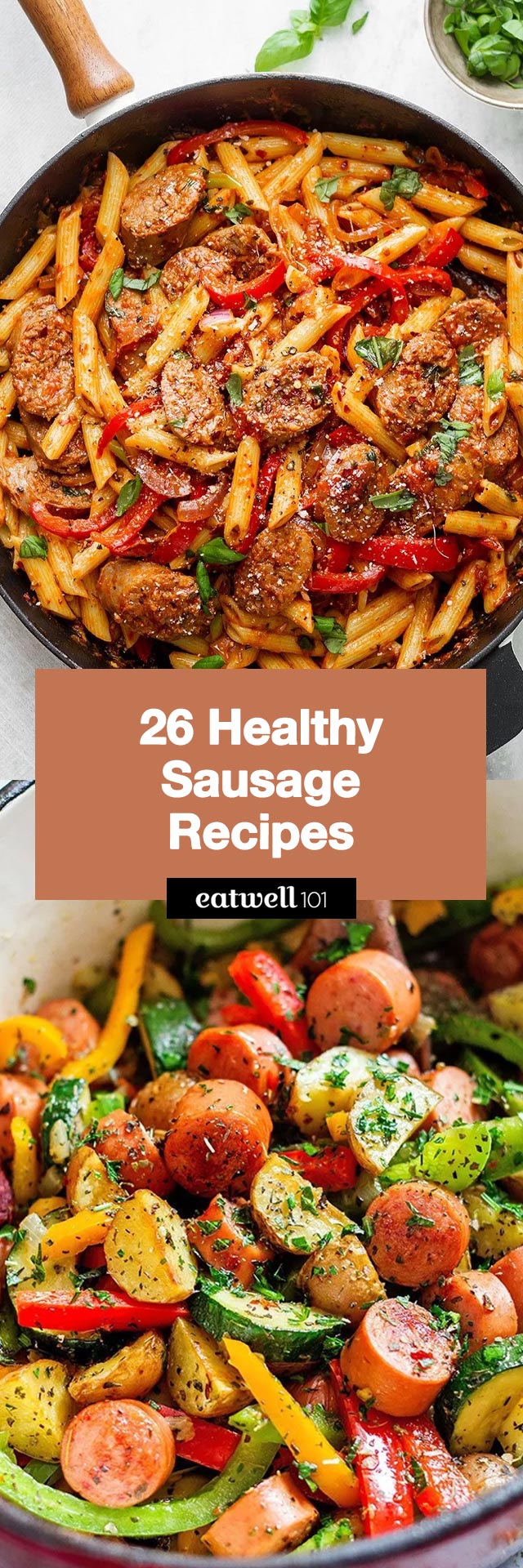 Cook up a healthy sausage meal for dinner! From baked sausage skillet and sheet-pan sausage dinner to healthy zucchini sausage soup, try our range of healthy meals with sausage!