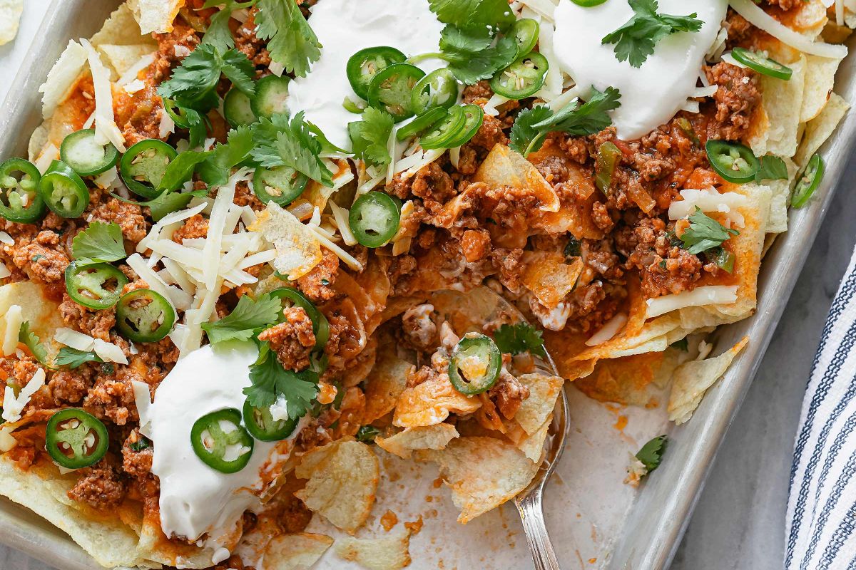 Ground Beef Potato Nachos