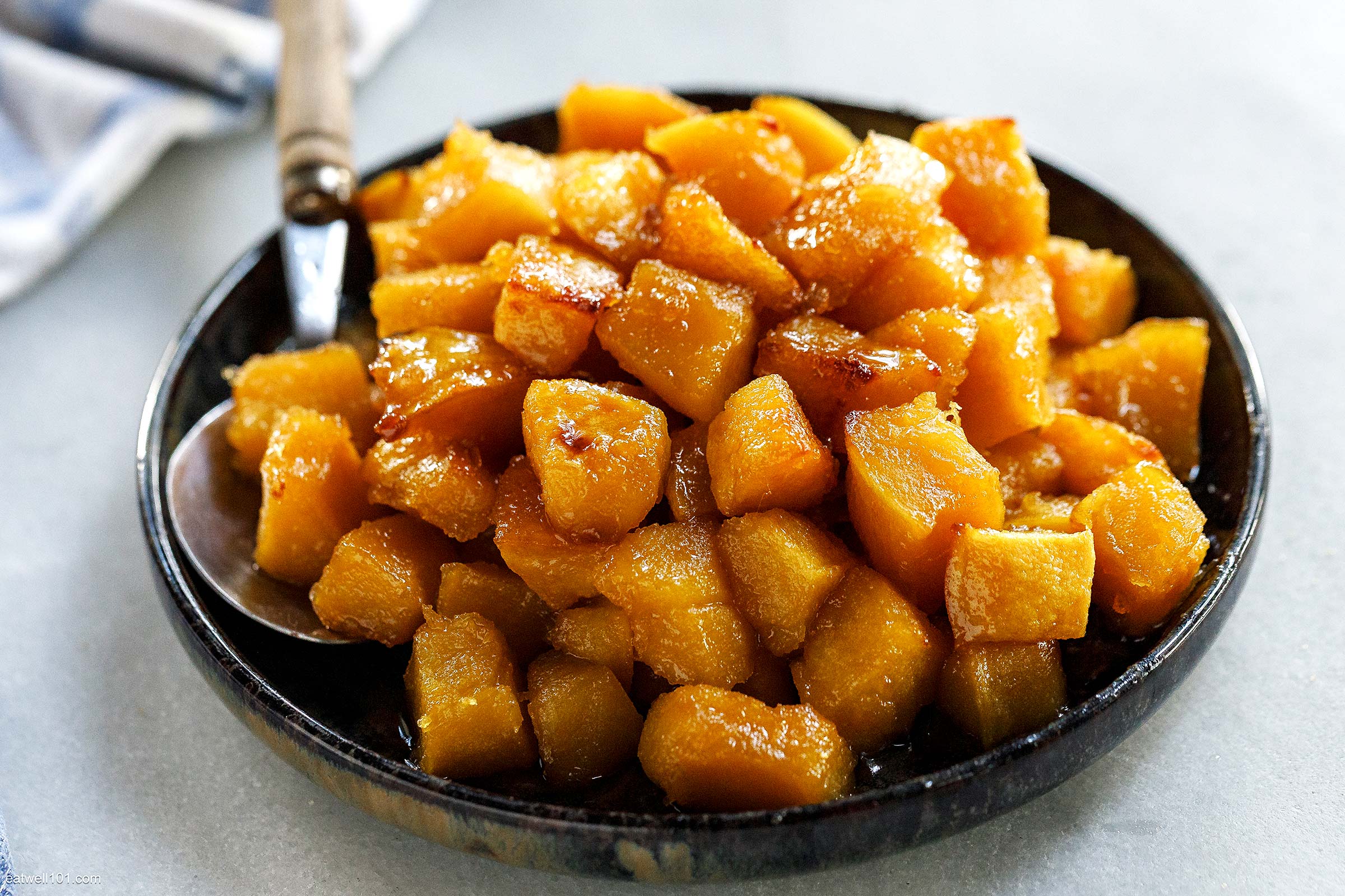 Baked Acorn Squash with Maple and Butter