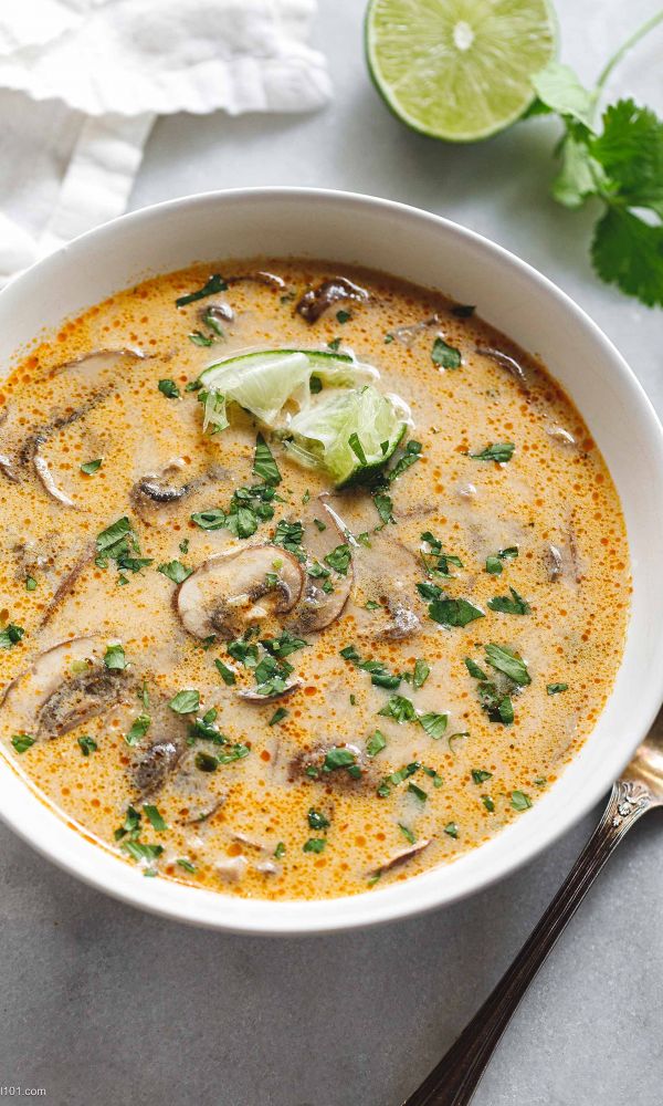 Thai Coconut Soup with Mushrooms