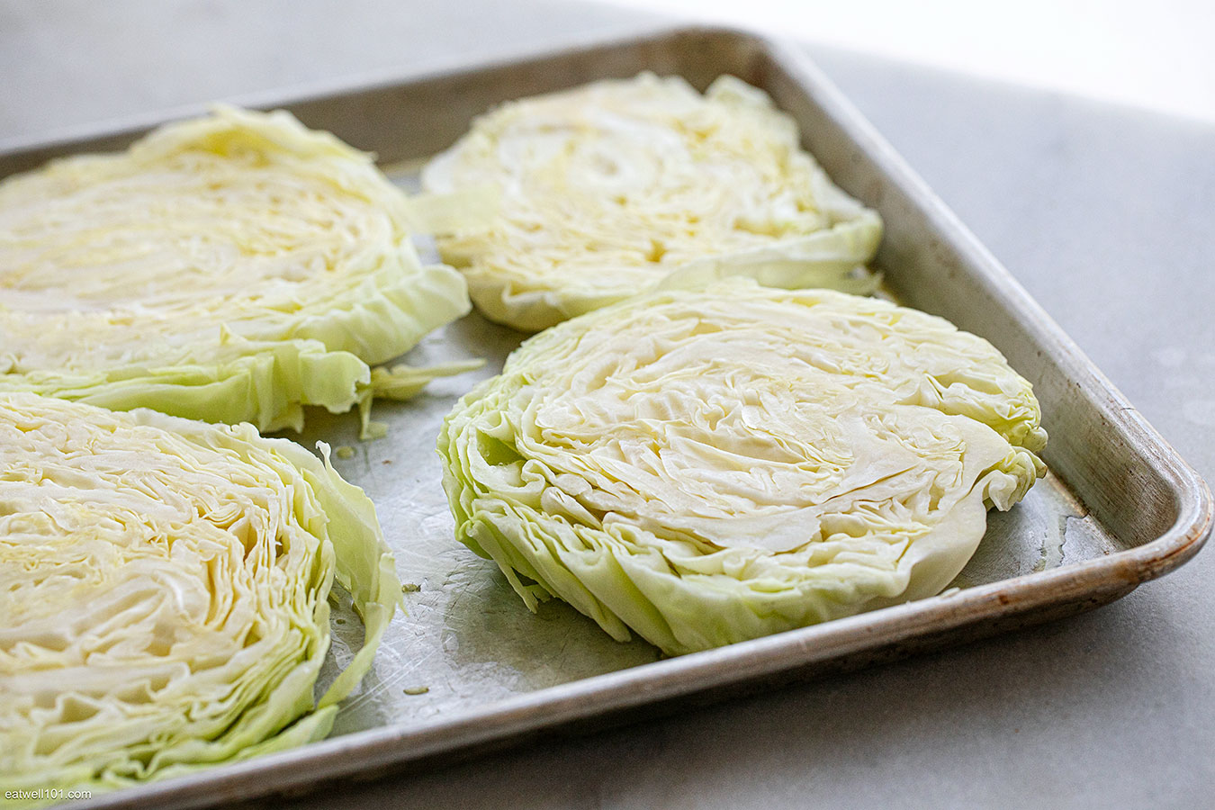 healthy baked cabbage steaks