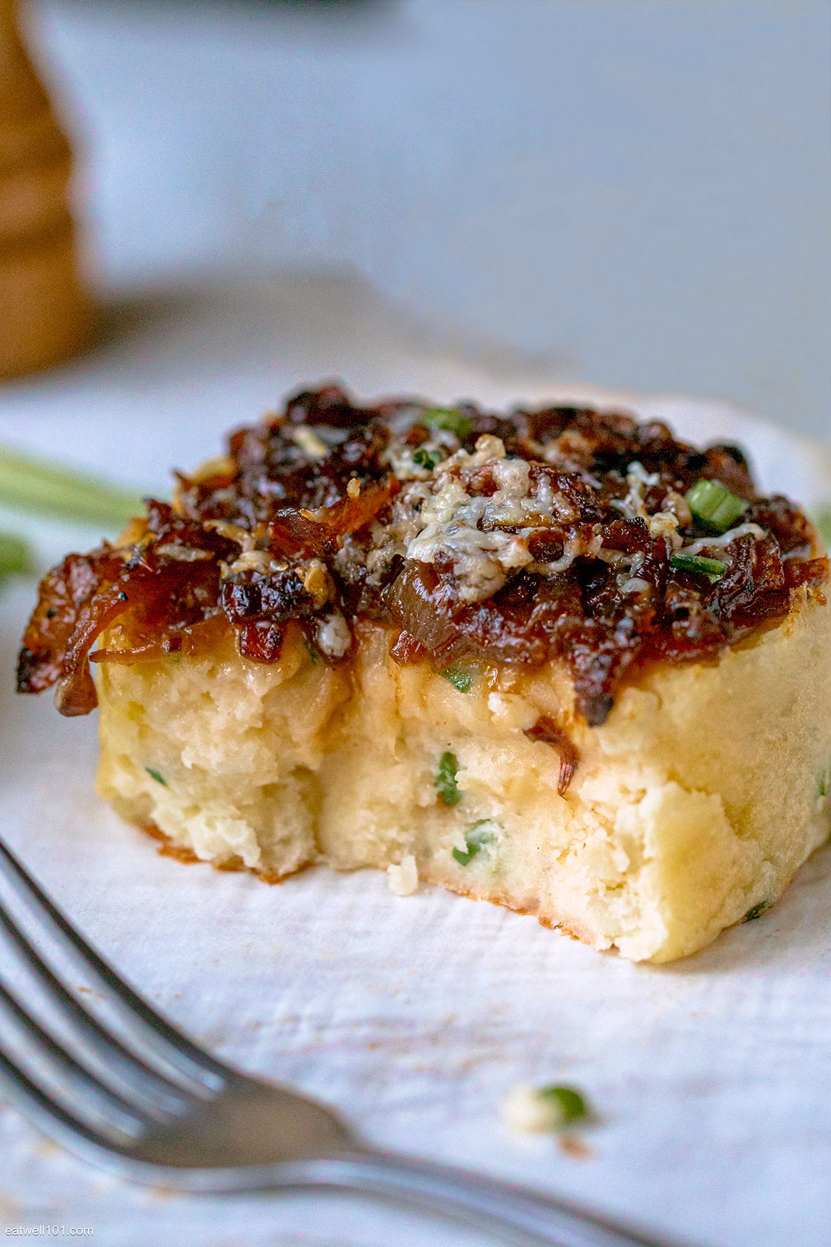 French Onion Baked Mashed Potato Cakes recipe 1
