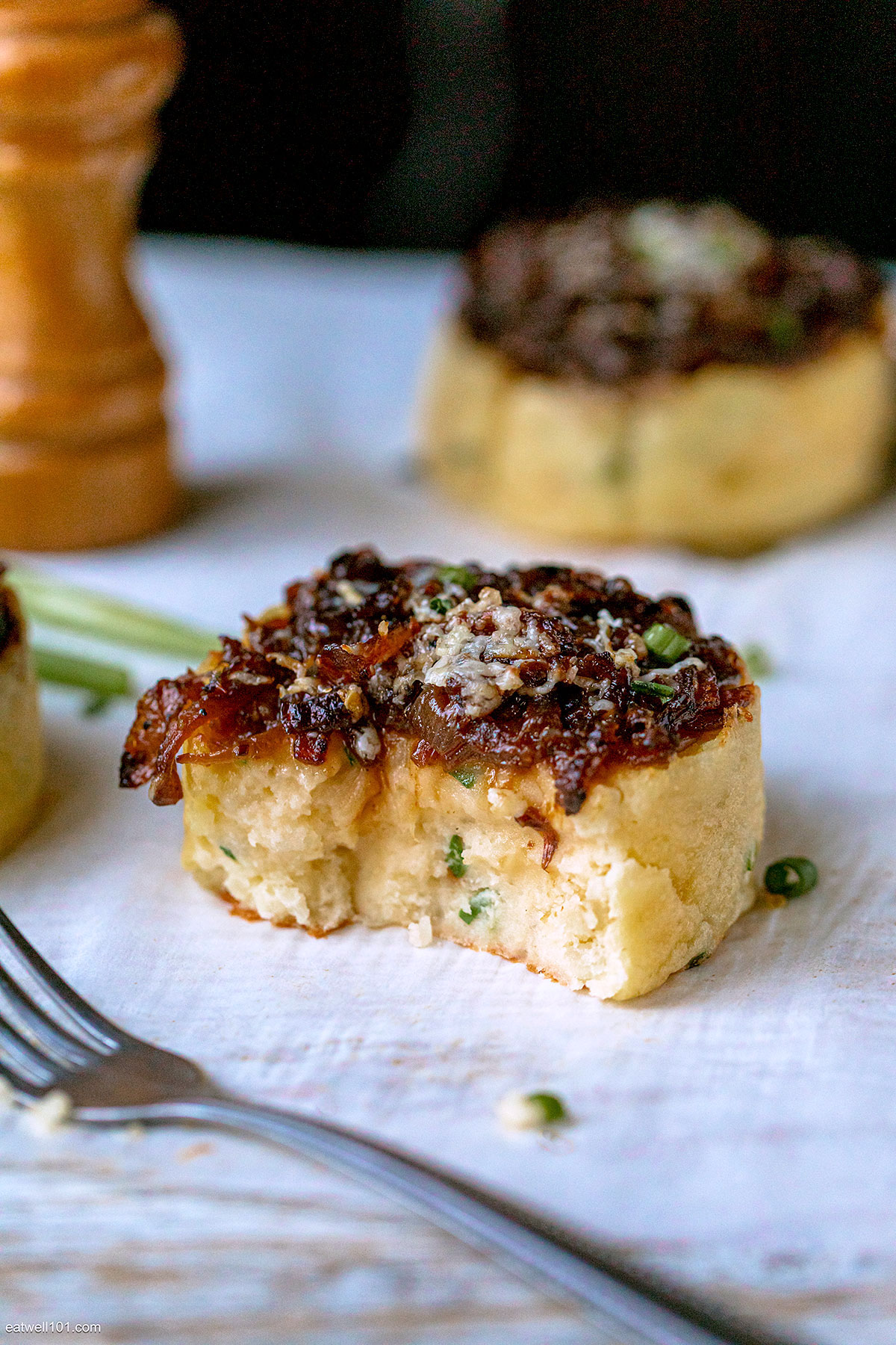 French Onion Baked Mashed Potato Cakes recipes