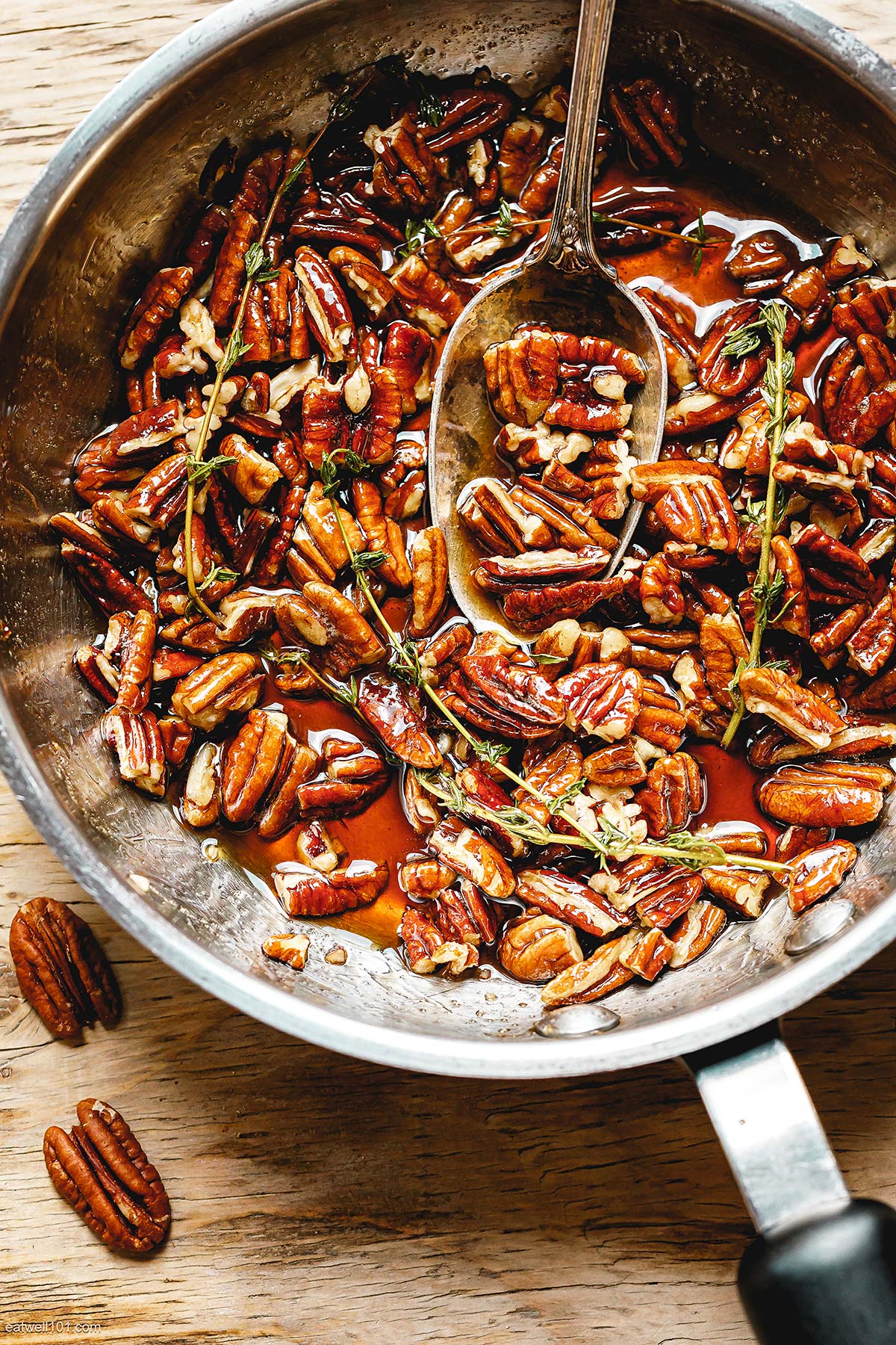 easy Maple Pecan Glaze