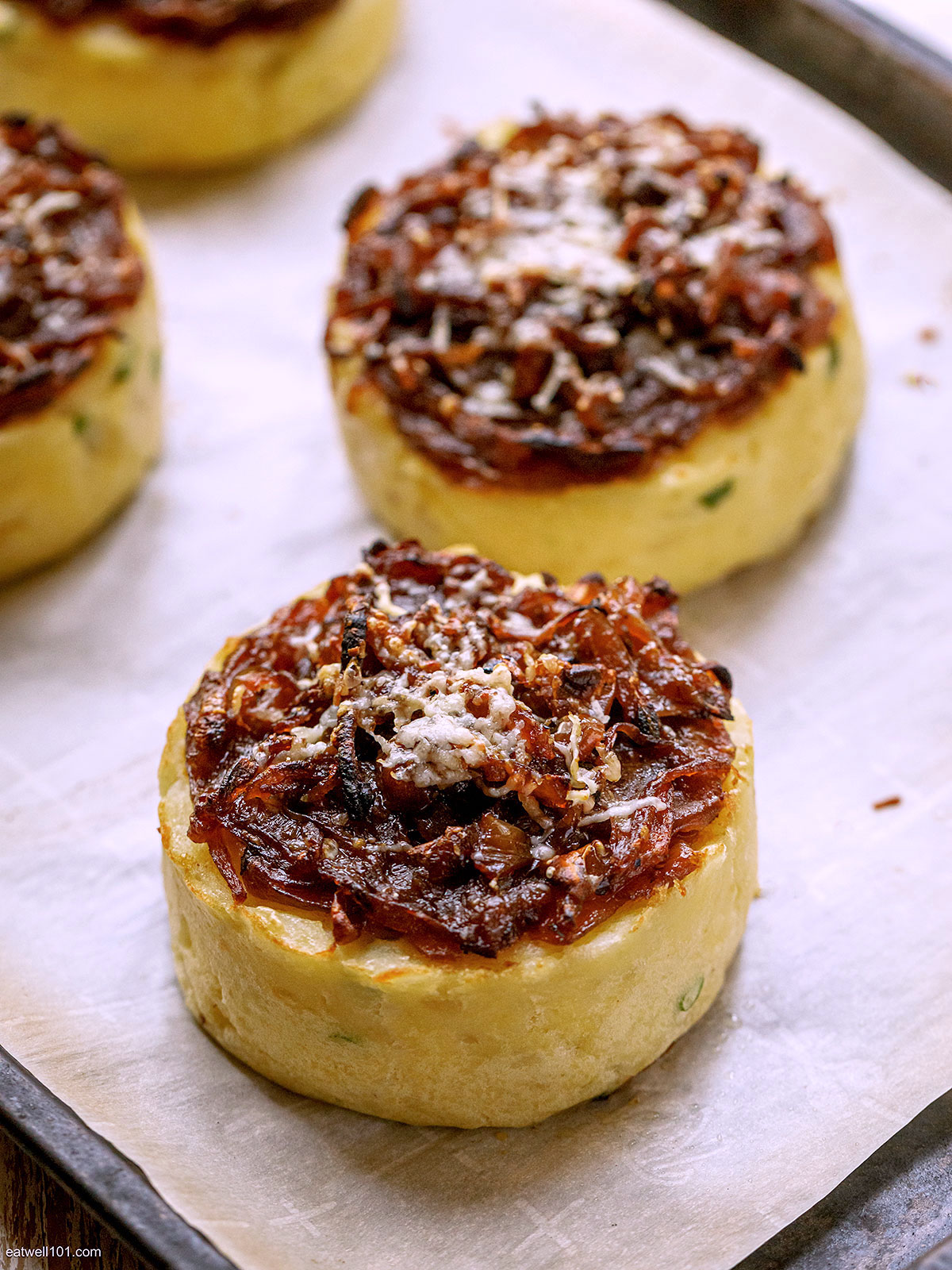 mashed potato cakes baked in the oven