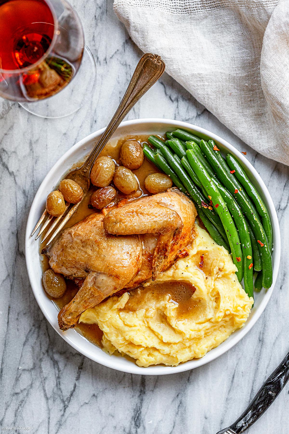 baked game hens