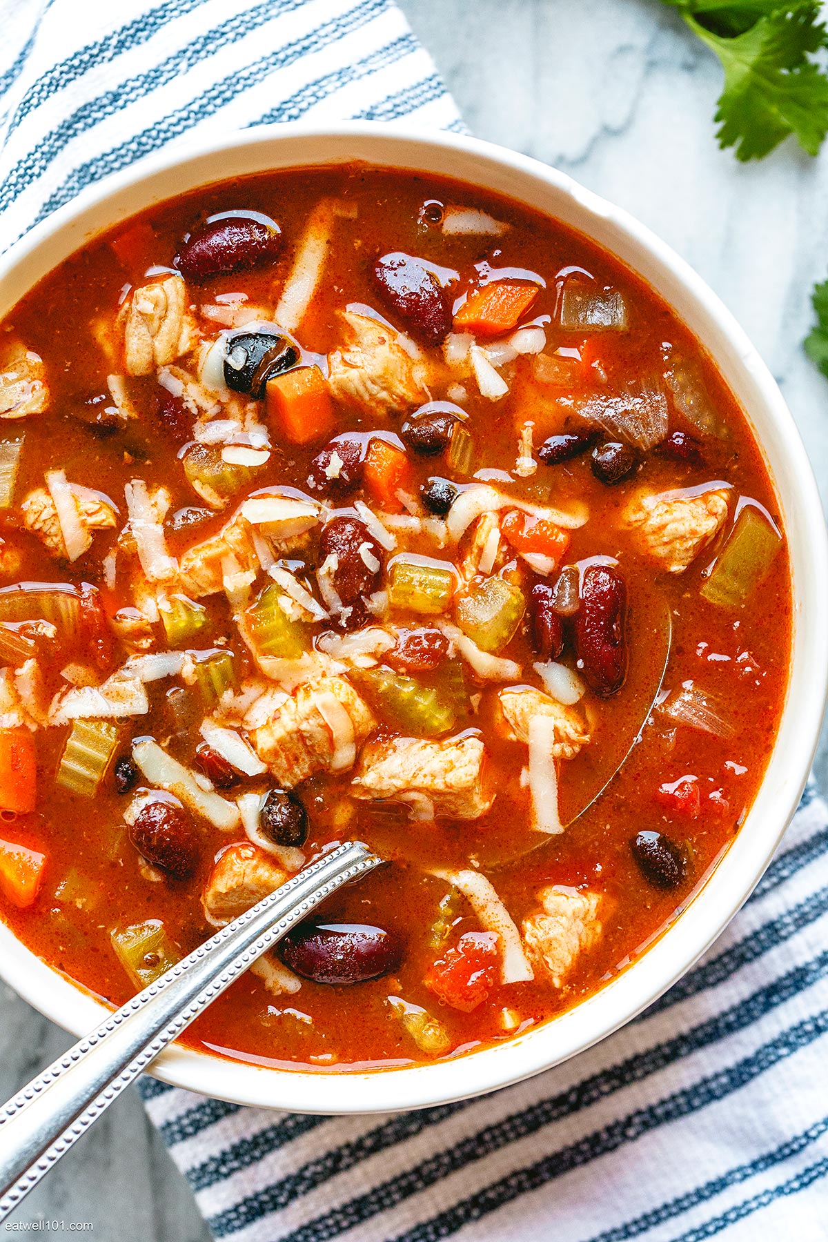 how to make chili chicken soup