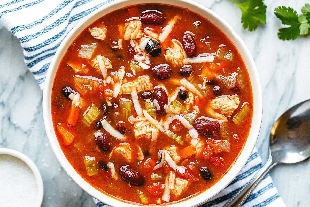 Instant Pot Chicken Chili Soup