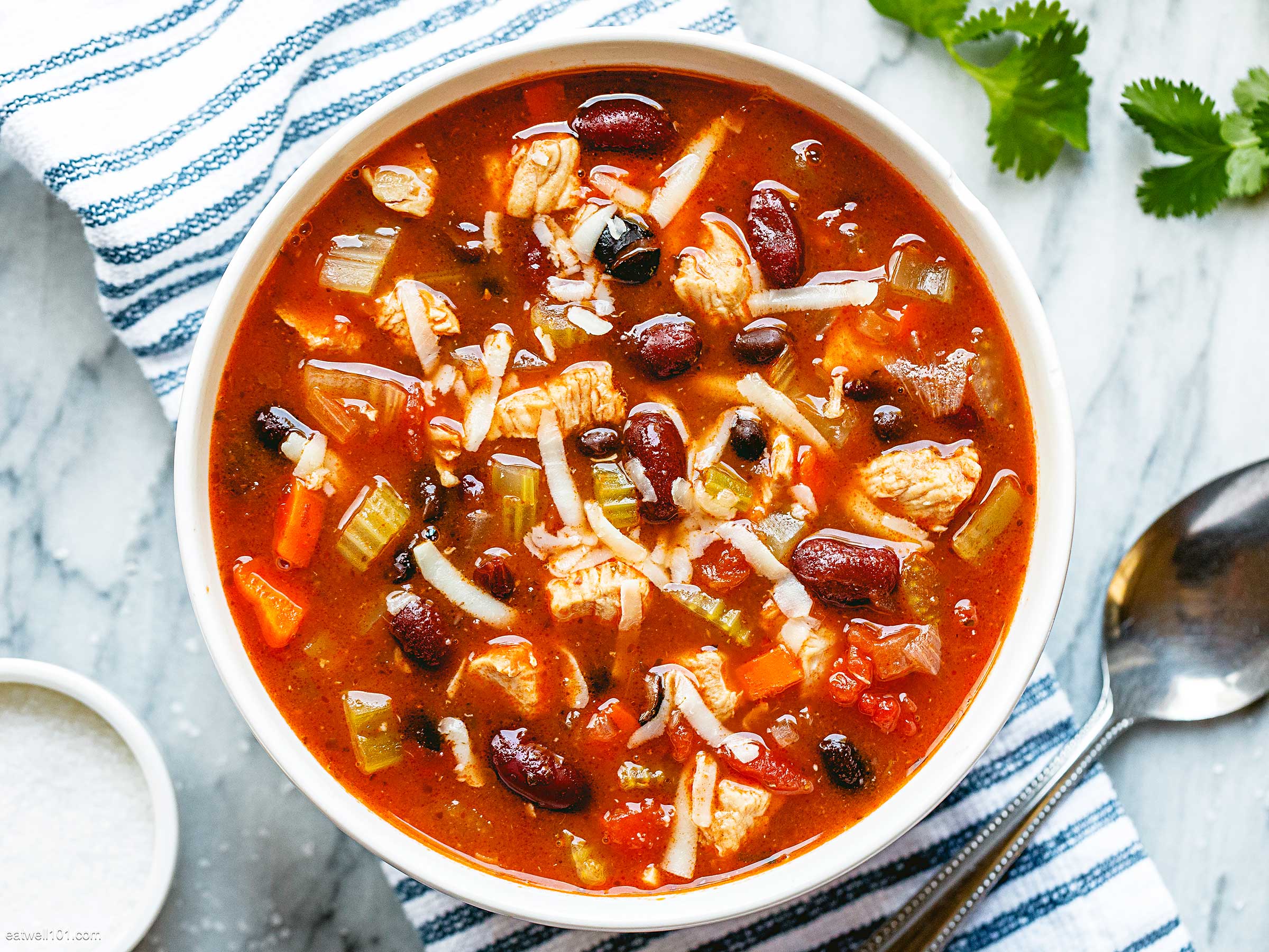 Instant Pot Chicken Chili Soup