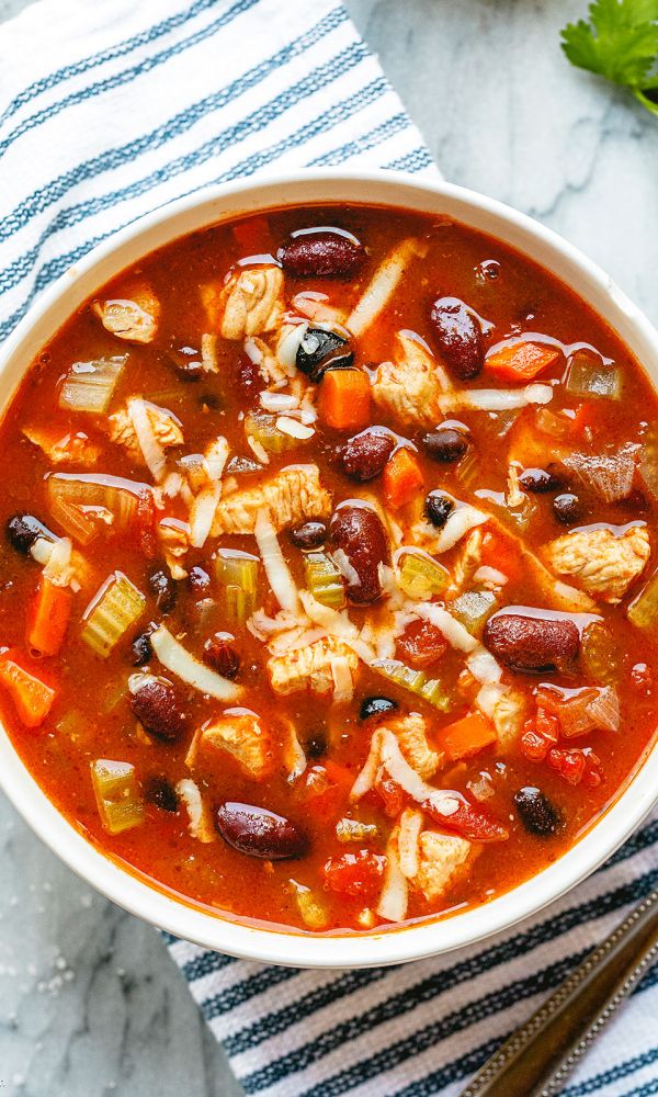 Instant Pot Chicken Chili Soup