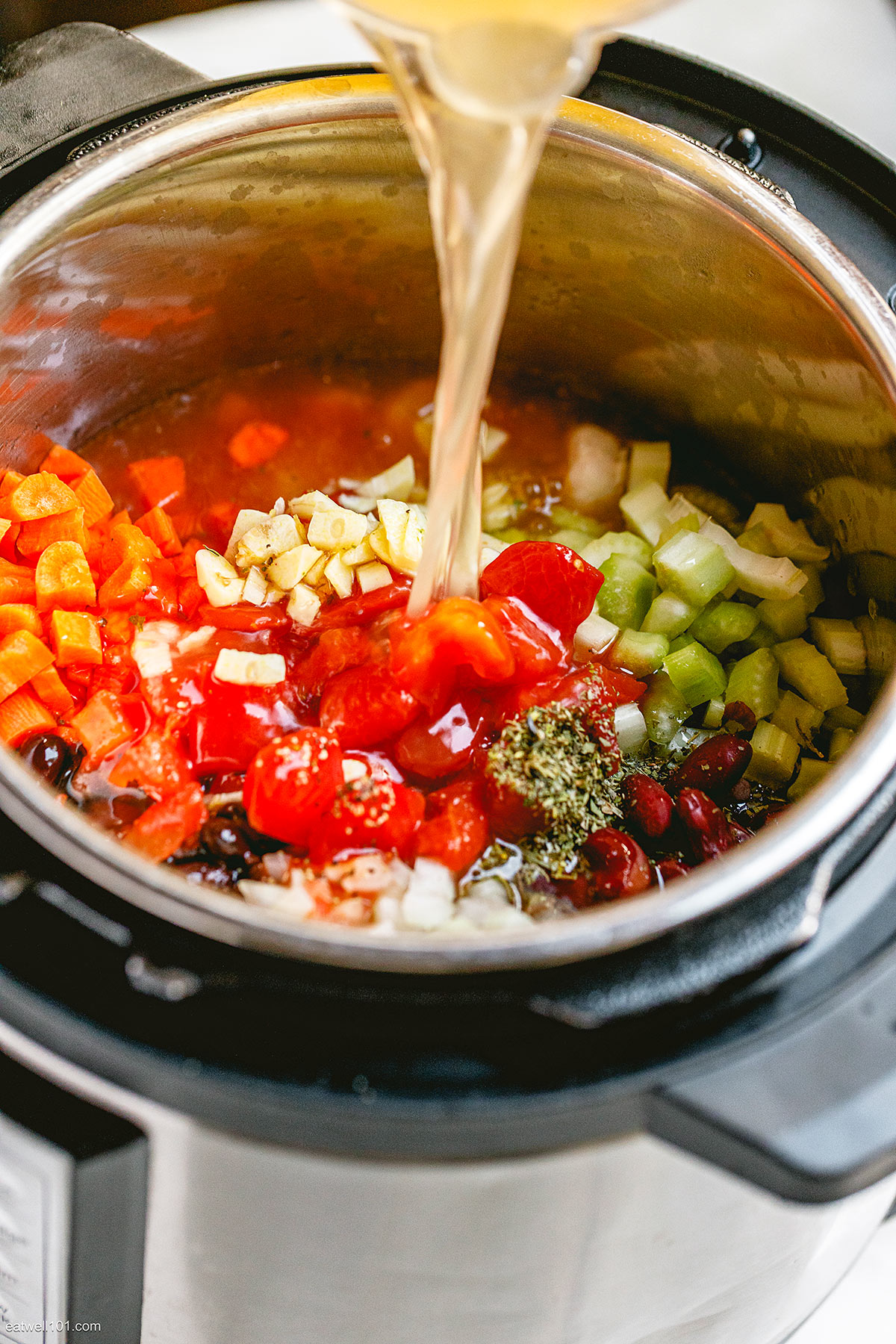 instant pot chili chicken soup cooking method