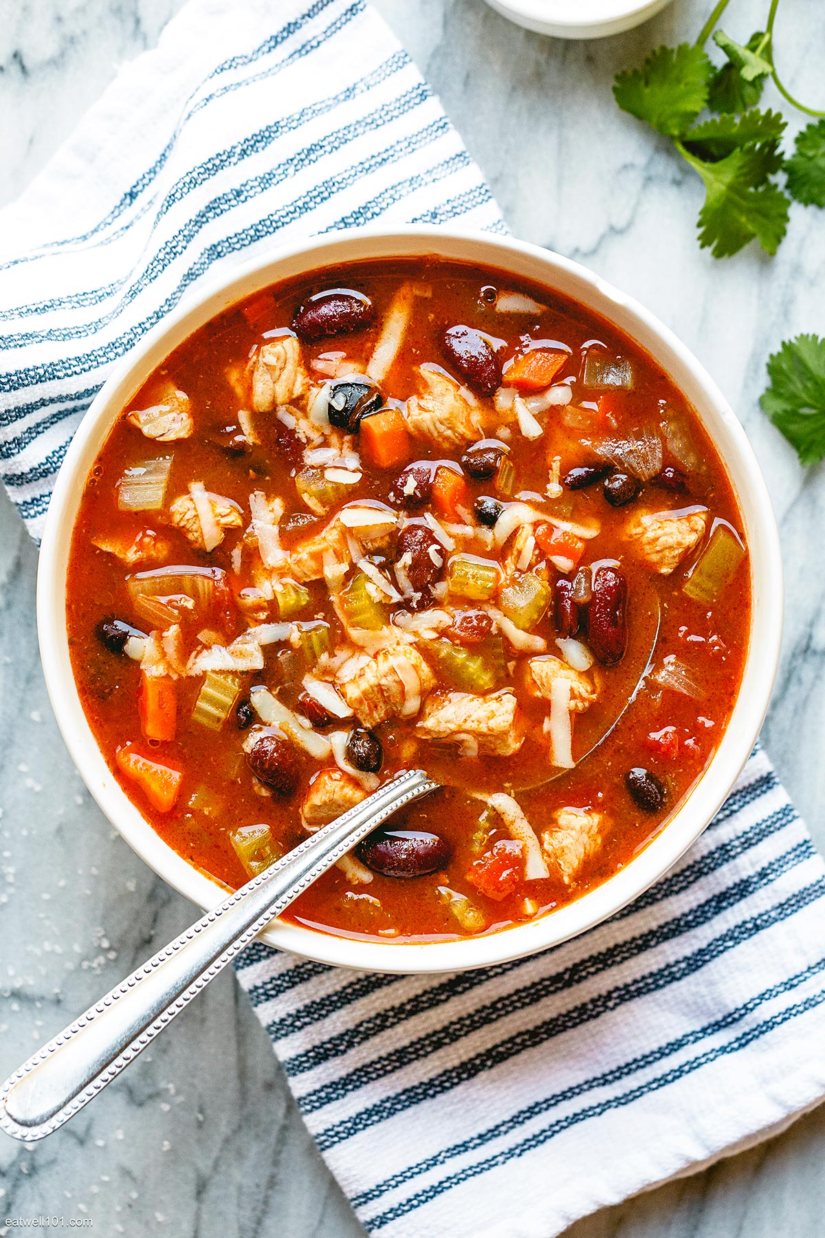 pressure cooker chicken chili soup recipe