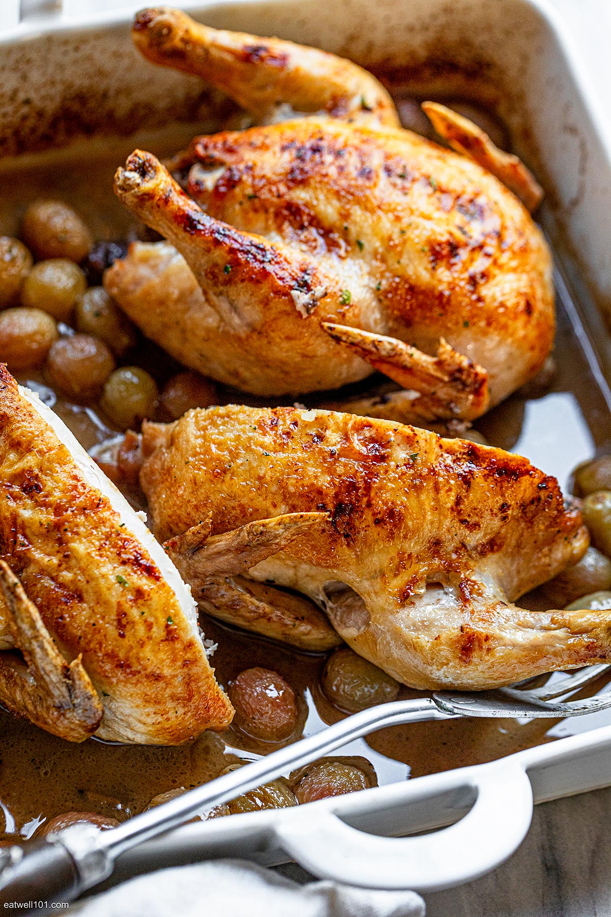 Roasted Cornish Hens Recipe with Grapes – How to Roast Cornish Hen