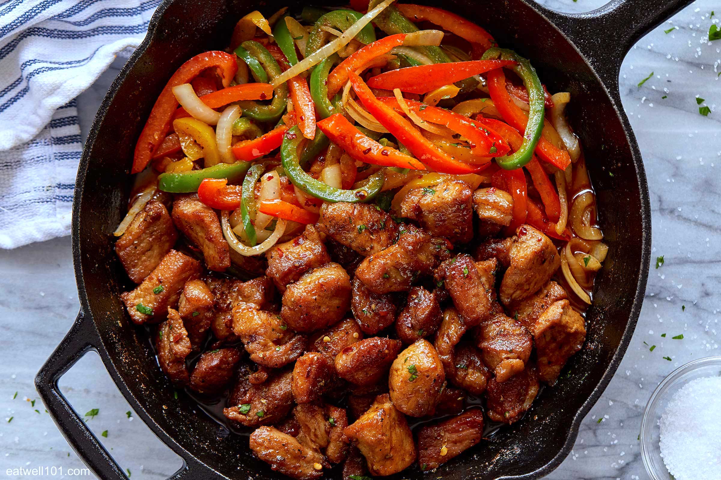 30-Minute Pork Fajitas Recipe