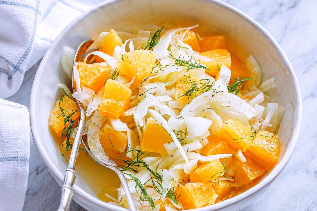 Orange Fennel Salad with Dill Dressing