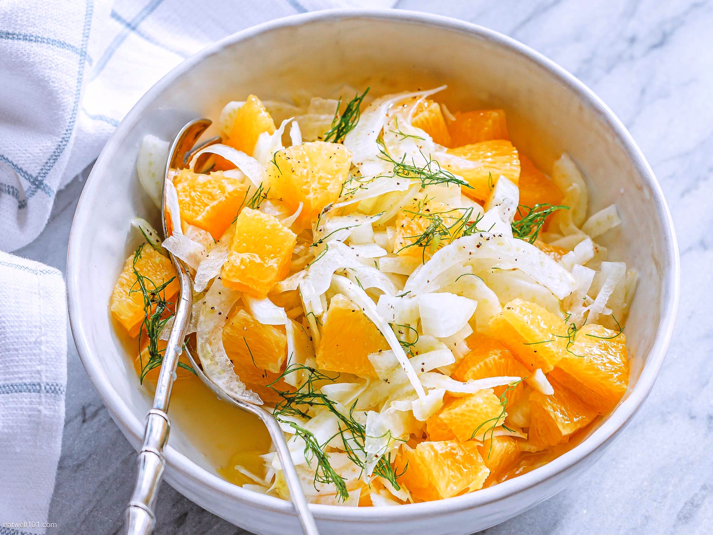 Orange Fennel Salad with Dill Dressing