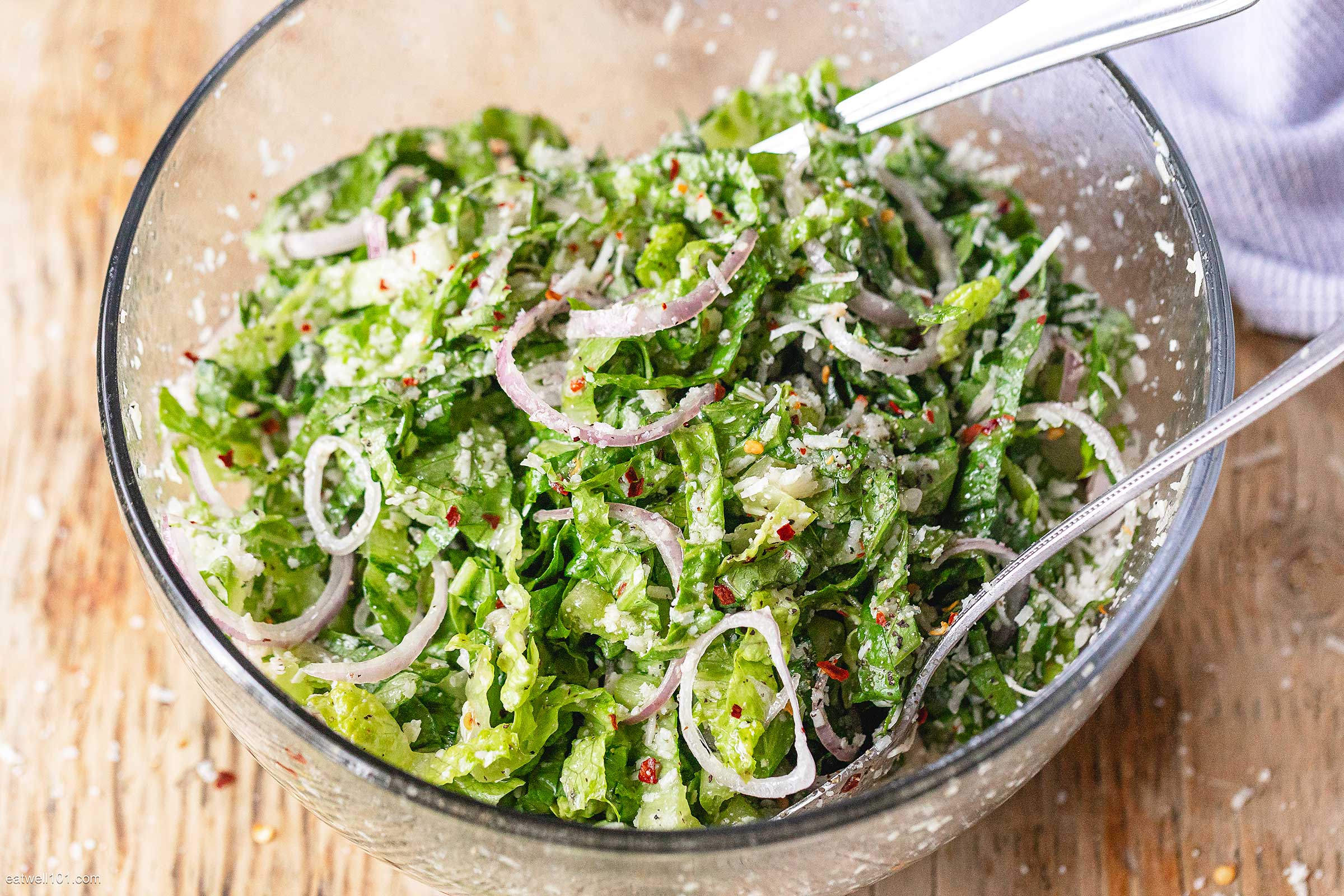 Parmesan Chopped Salad Recipe – Parmesan Lettuce Salad Recipe