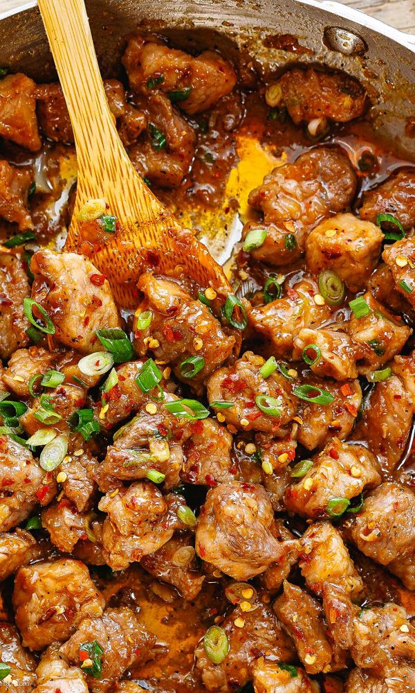 Juicy Garlic Pork Stir-Fry