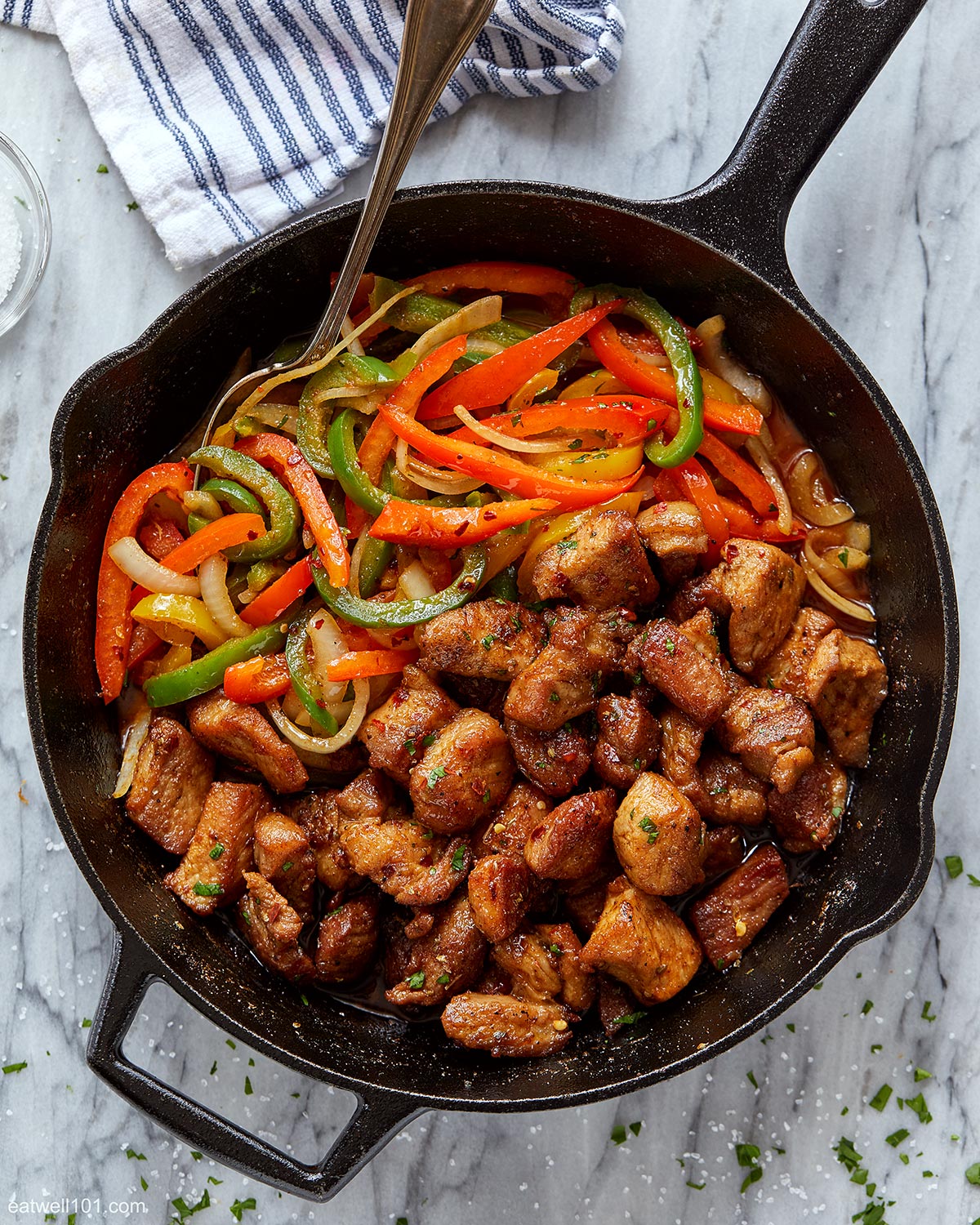 30-Minute Pork Fajitas Recipe