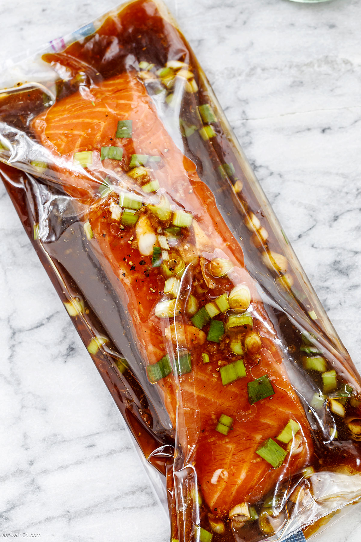 how to store teriyaki salmon marinade