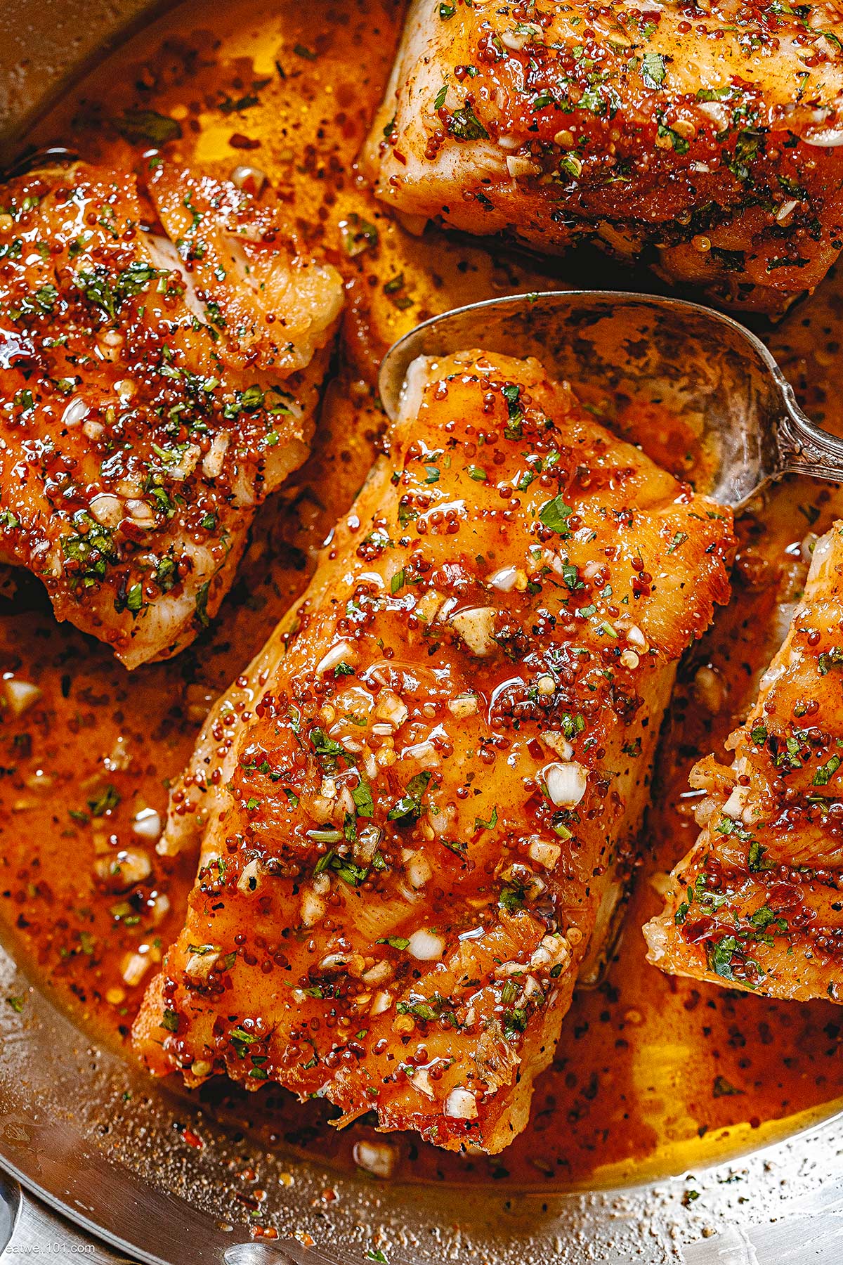 pan-seared honey garlic cod recipe