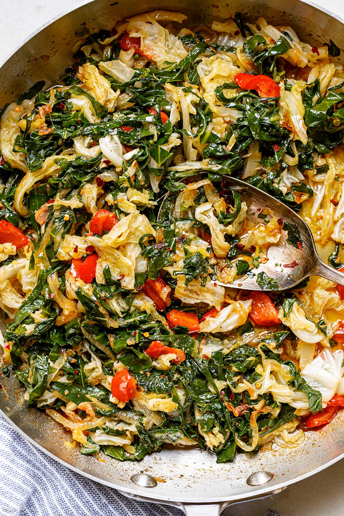 sauteed collard greens and cabbage recipe