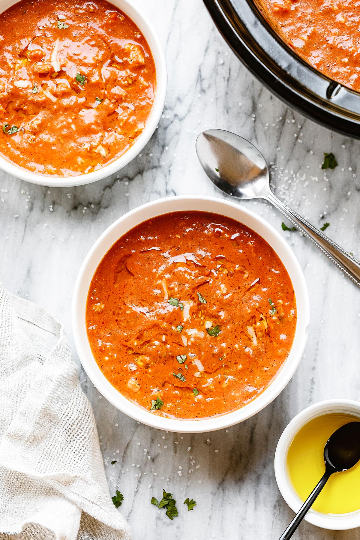 slow cooker Chicken Tomato Soup Recipe