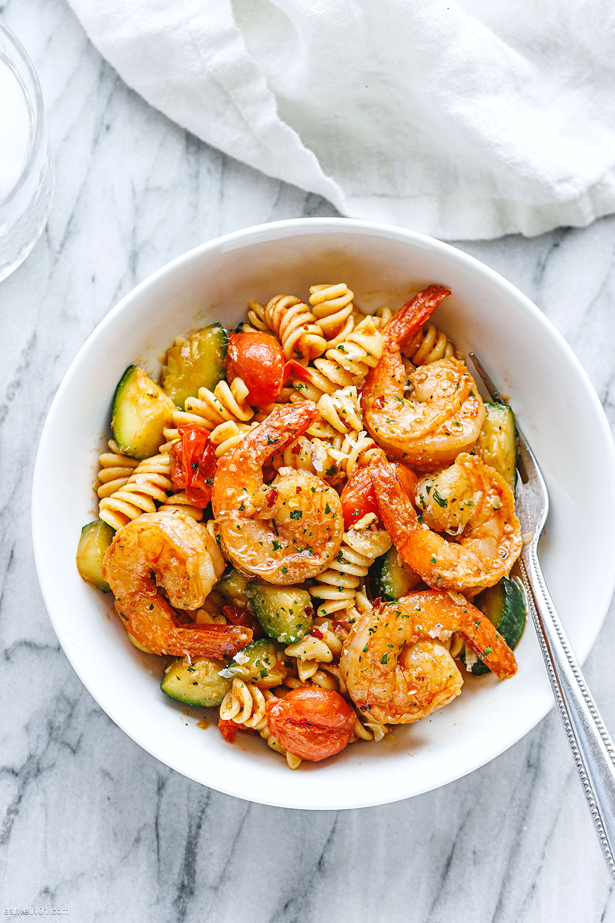 Shrimp Pasta Recipe With Tomato And Zucchini Eatwell101 Quick Shrimp Pasta Recipe