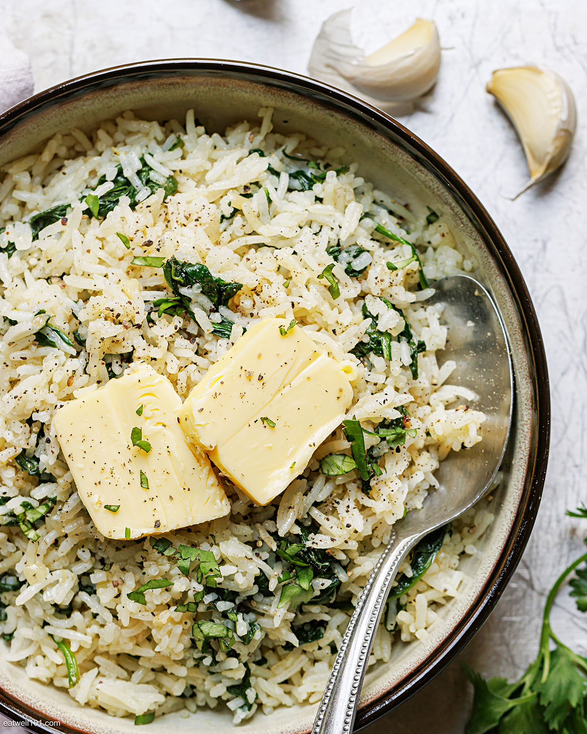 Instant Pot Garlic Spinach Rice Recipe – Instant Pot Rice Recipe