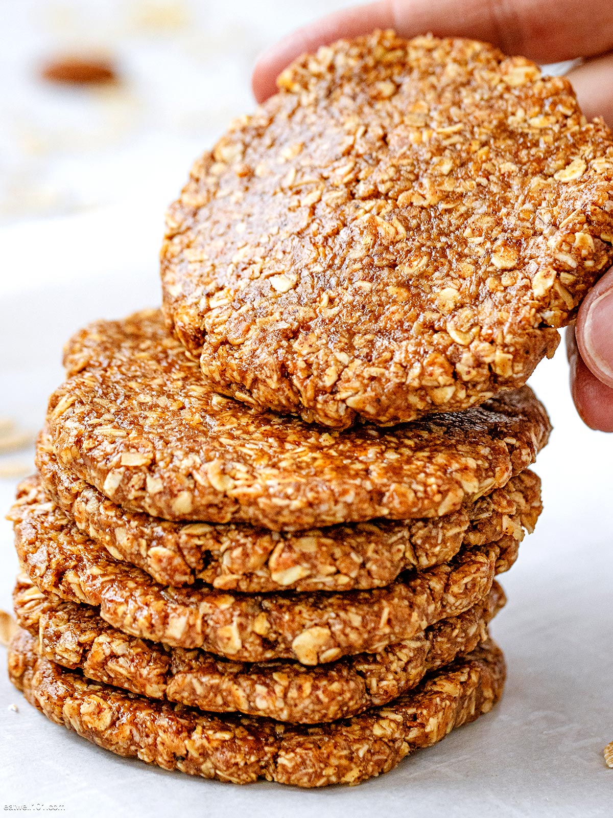 3 ingredient oatmeal cookies recipe no bake oatmeal cookies eatwell101