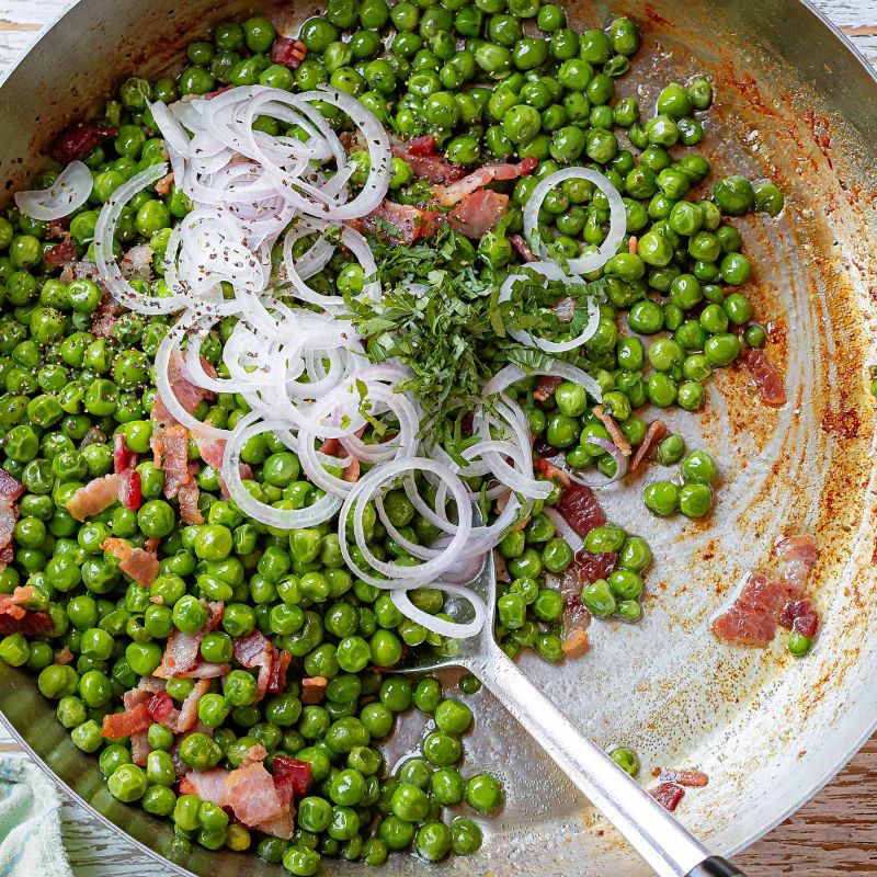 Green Peas and Bacon Recipe How to Cook Green Peas — Eatwell101