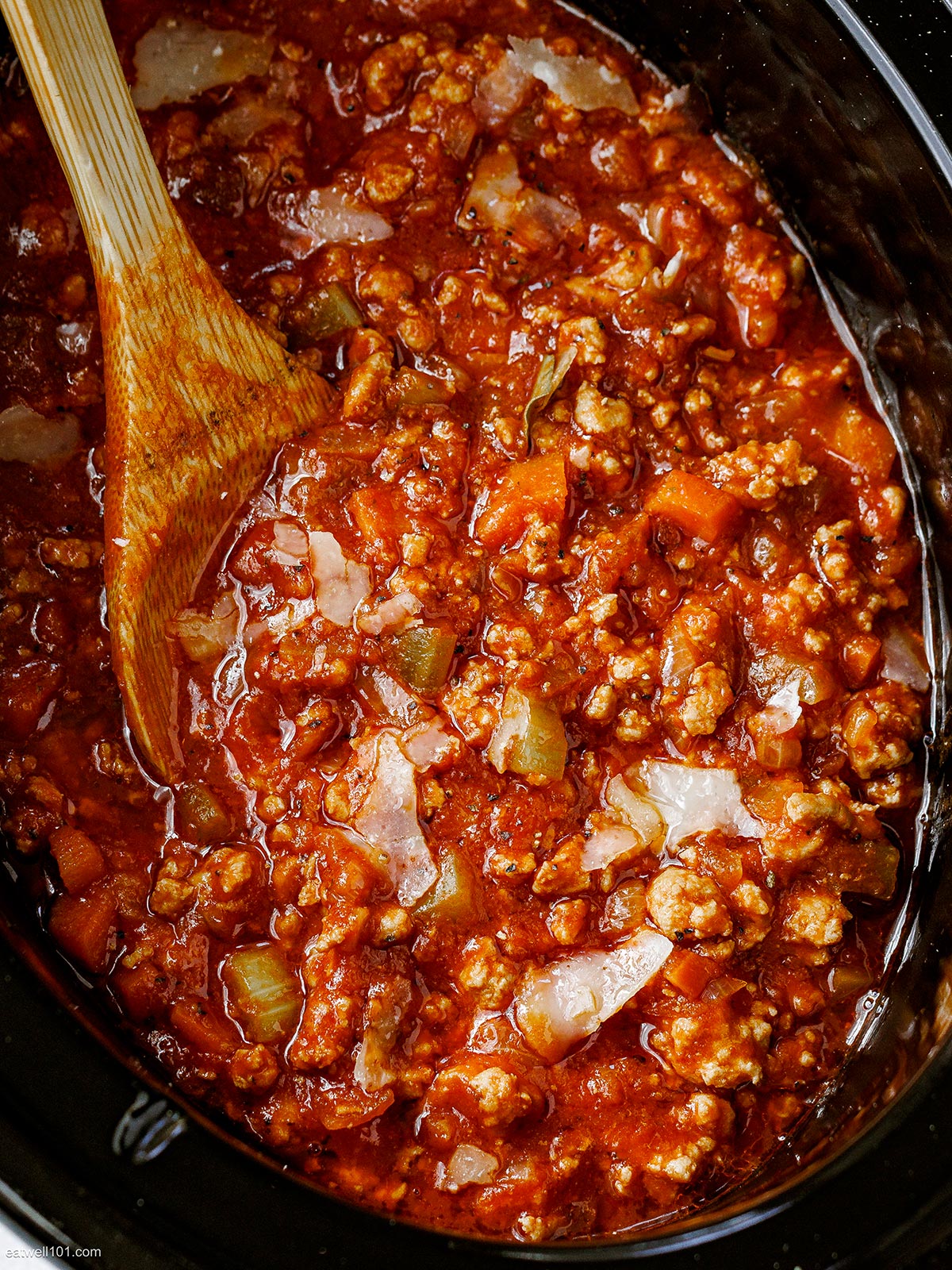 Slow Cooker Ground Turkey Ragu