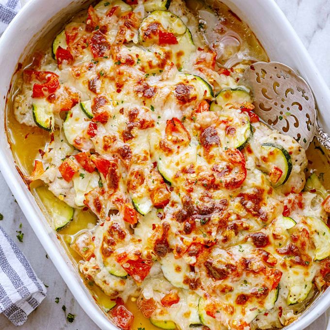 Roasted Bacon Chicken Breasts Stuffed with Dried Tomatoes and Cheese