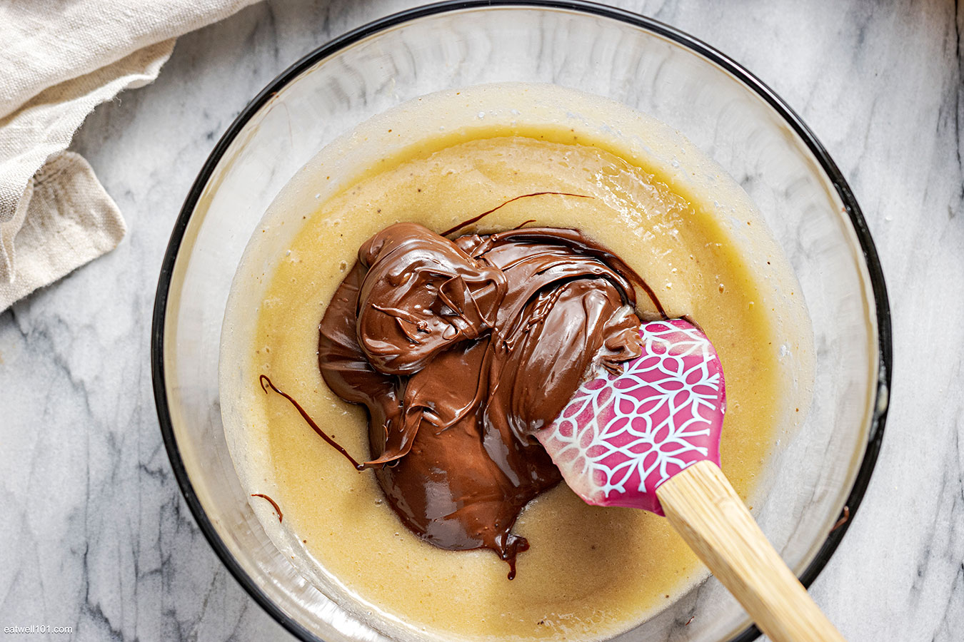 healthy banana chocolate dessert