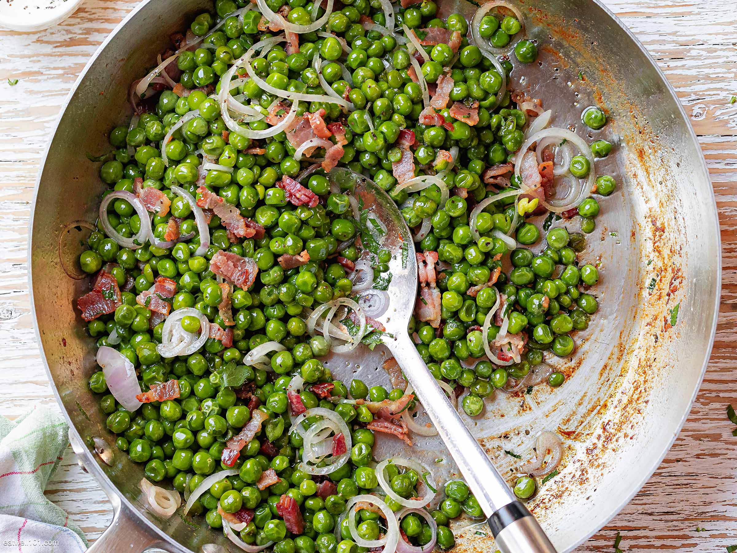sauteed green peas recipe