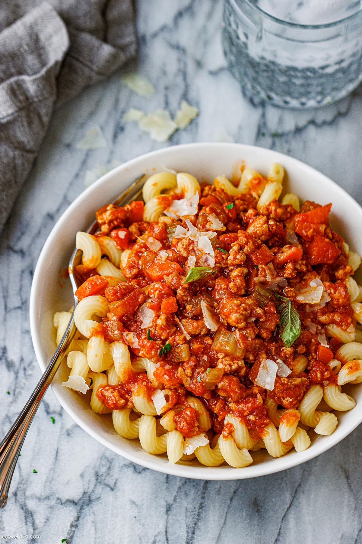 turkey ragu dinner