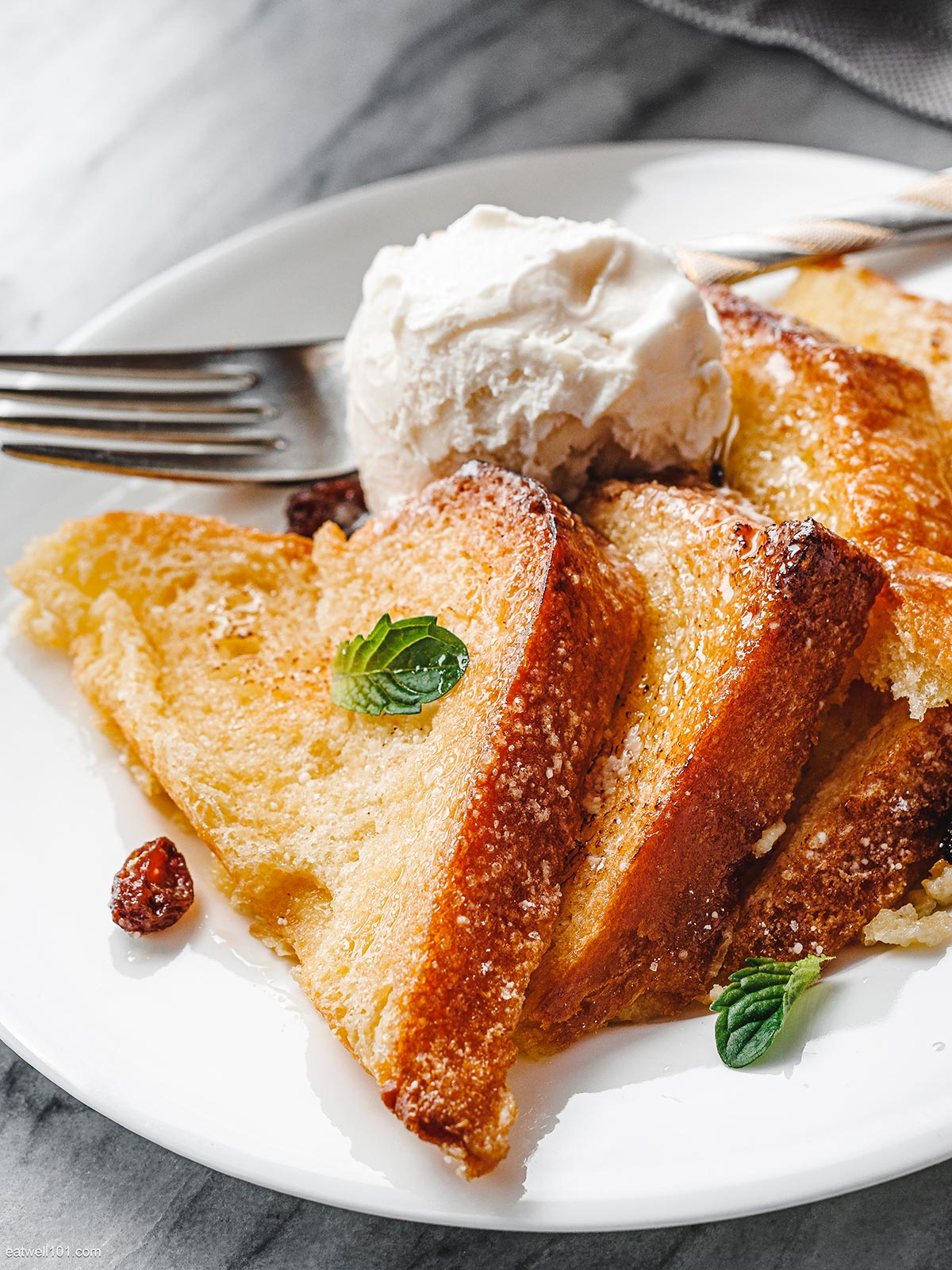 Easy Bread and Butter Pudding for brunch