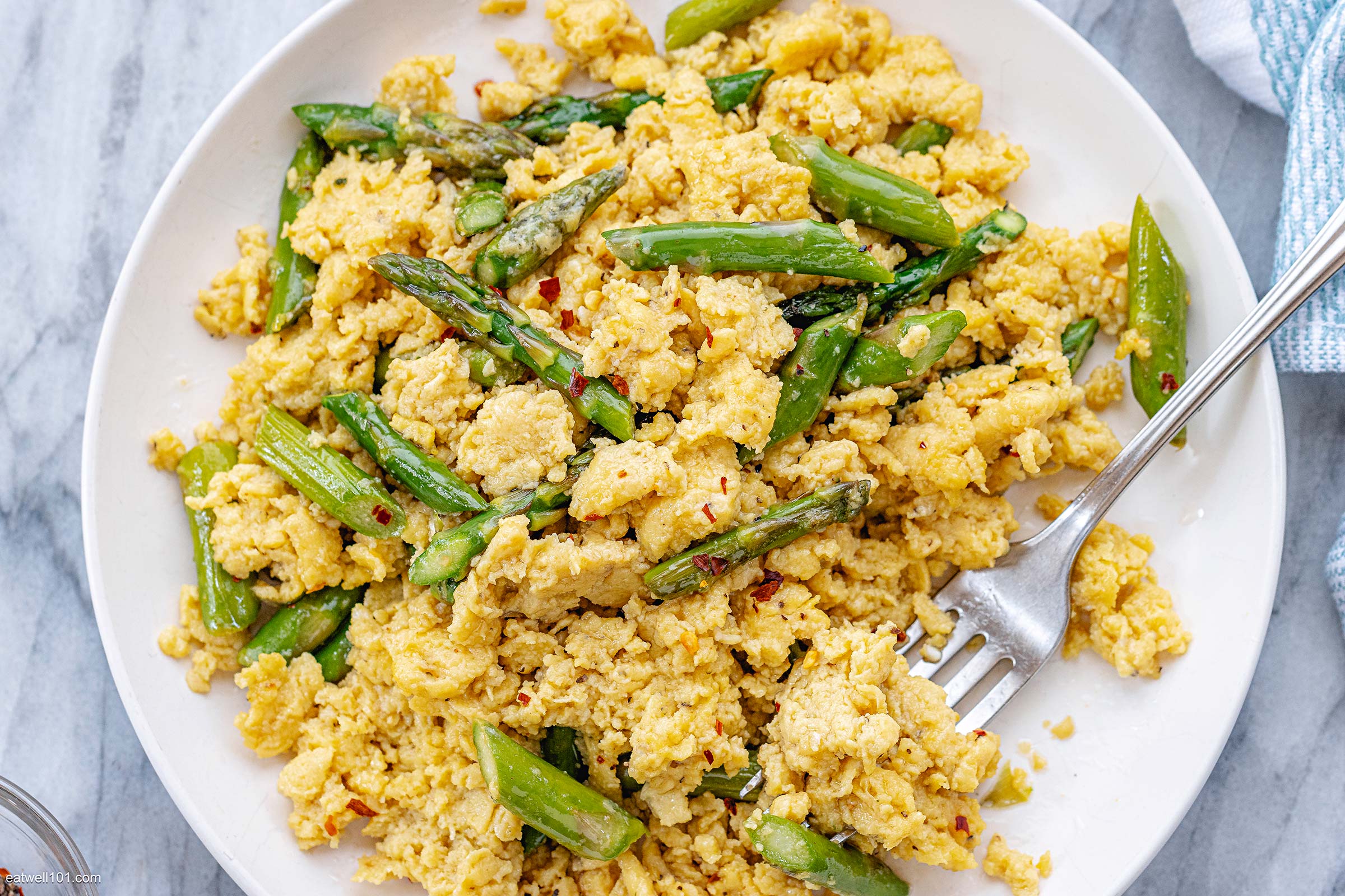 Asparagus Scrambled Eggs