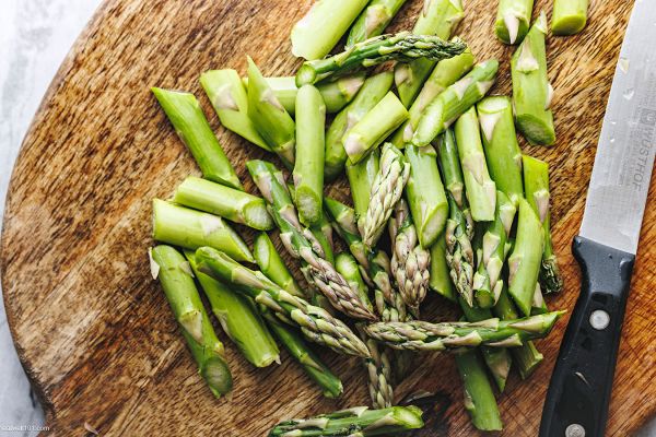 Asparagus Scrambled Eggs